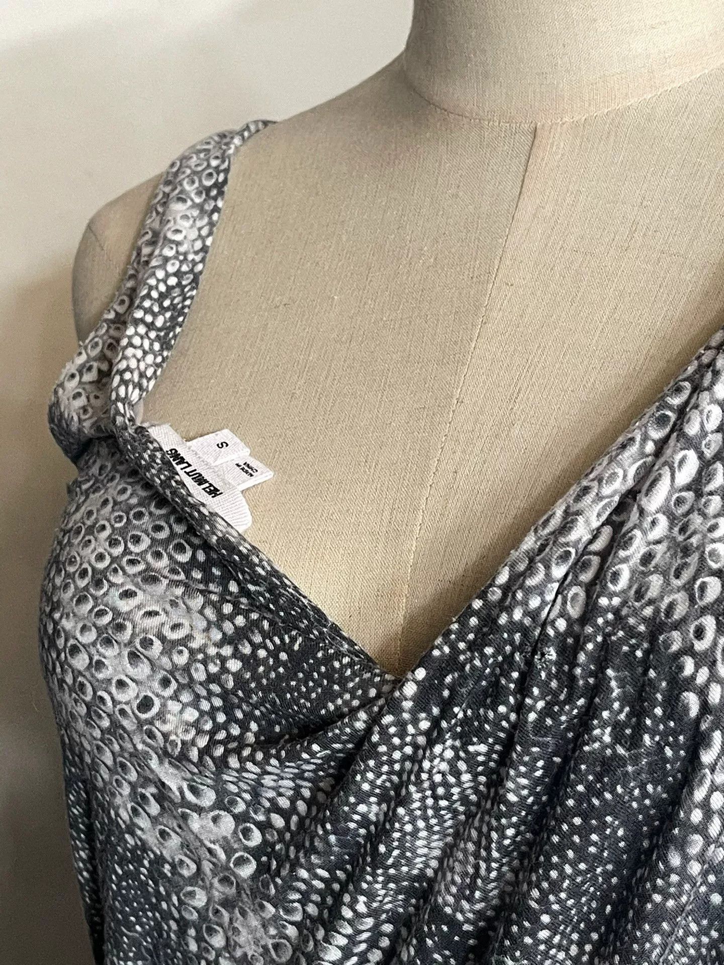 Helmut Lang Helmut Lang Snake Pattern Dress Size S / US 4 / IT 40 - 4 Thumbnail