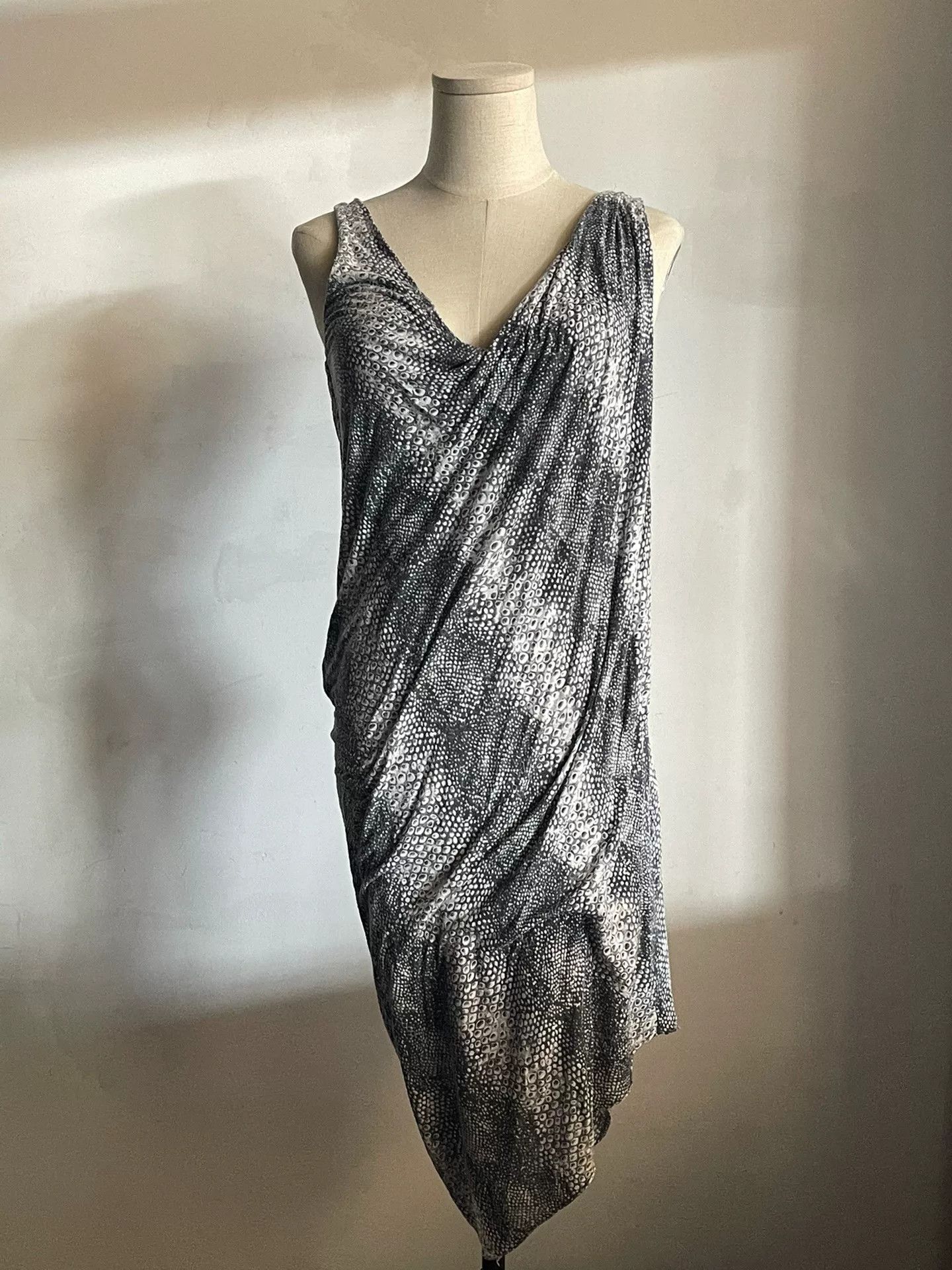 Helmut Lang Helmut Lang Snake Pattern Dress Size S / US 4 / IT 40 - 2 Thumbnail