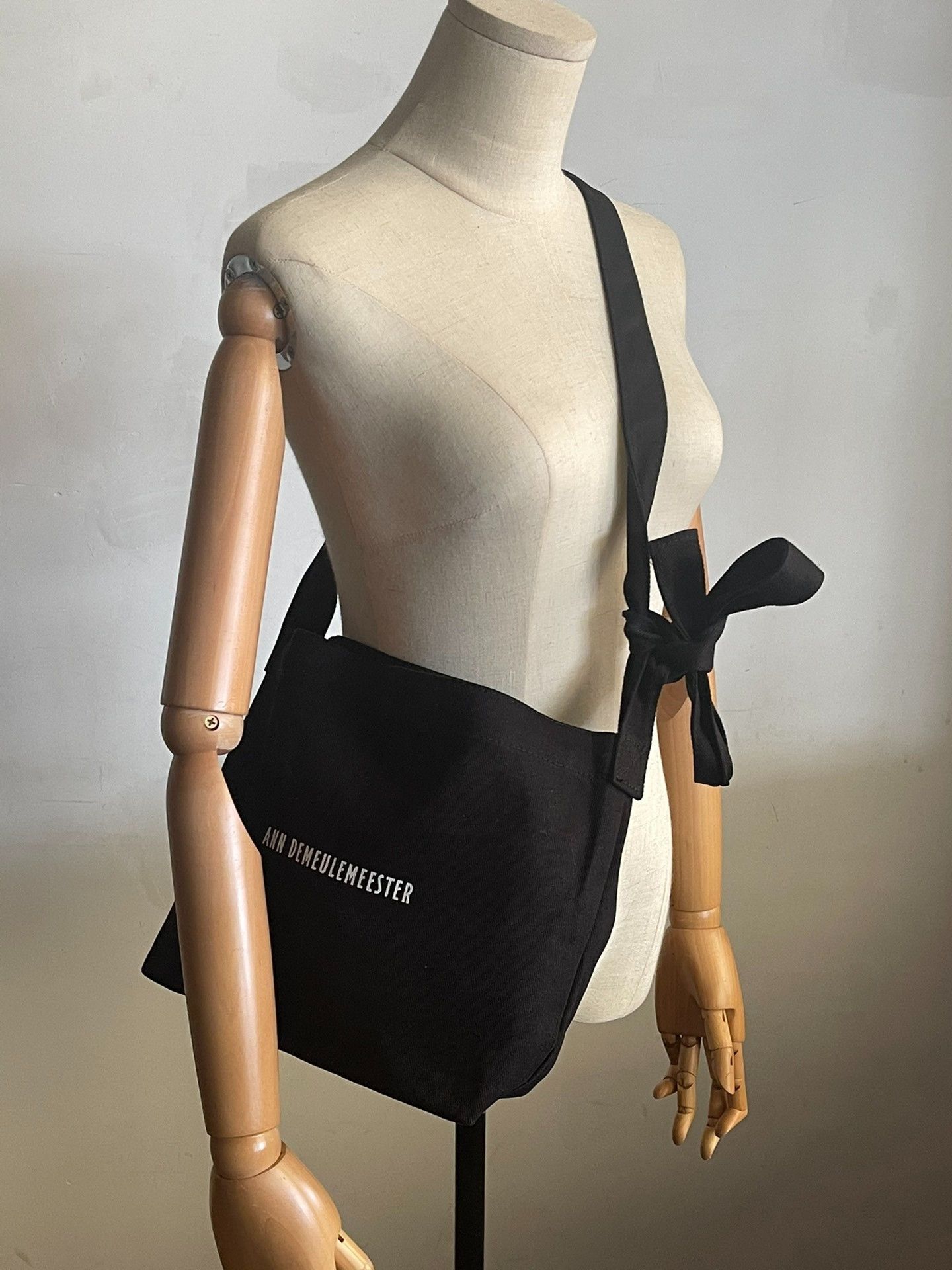 Ann Demeulemeester Ann Demeulemeester 2way Canvas Crossbody Bag Size ONE SIZE - 5 Thumbnail