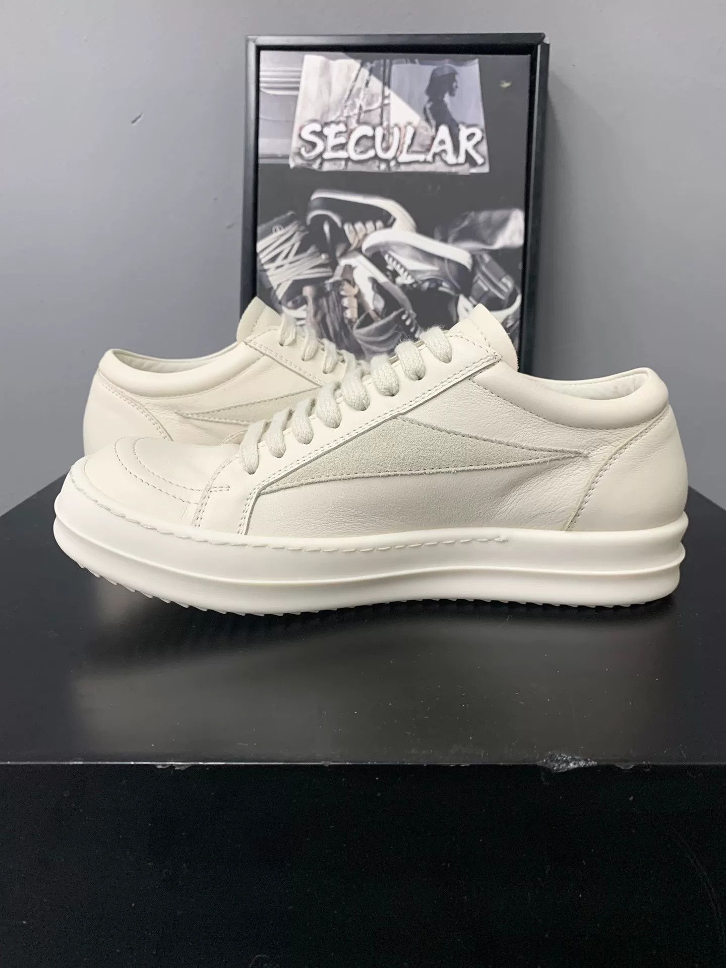 Rick Owens Rick Owens Low-Top Leather Sneakers Size US 6 / IT 36 - 6 Thumbnail