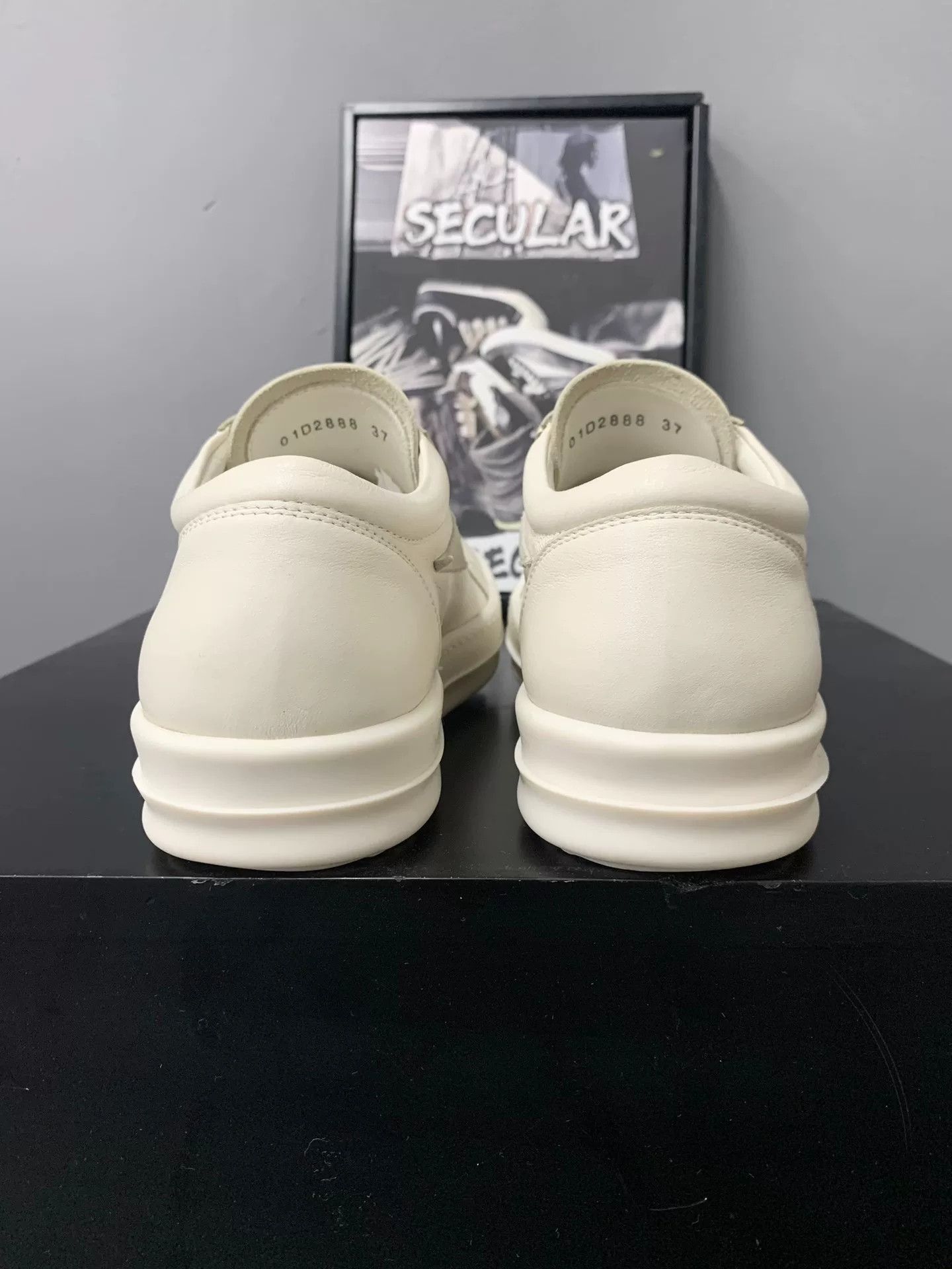 Rick Owens Rick Owens Low-Top Leather Sneakers Size US 6 / IT 36 - 7 Thumbnail