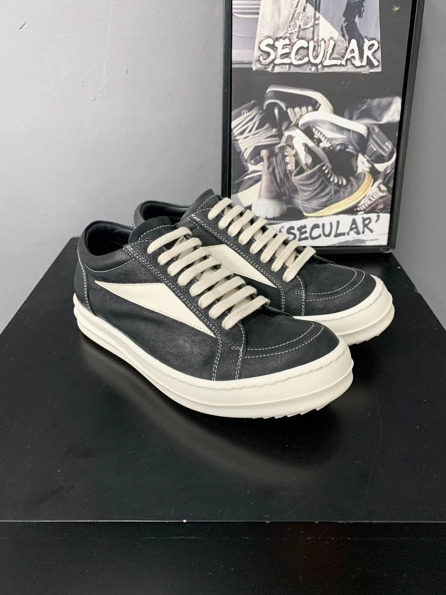 Rick Owens Rick Owens 24SS Main Line Low-Top Sneakers Size US 6 / IT 36 - 3 Thumbnail