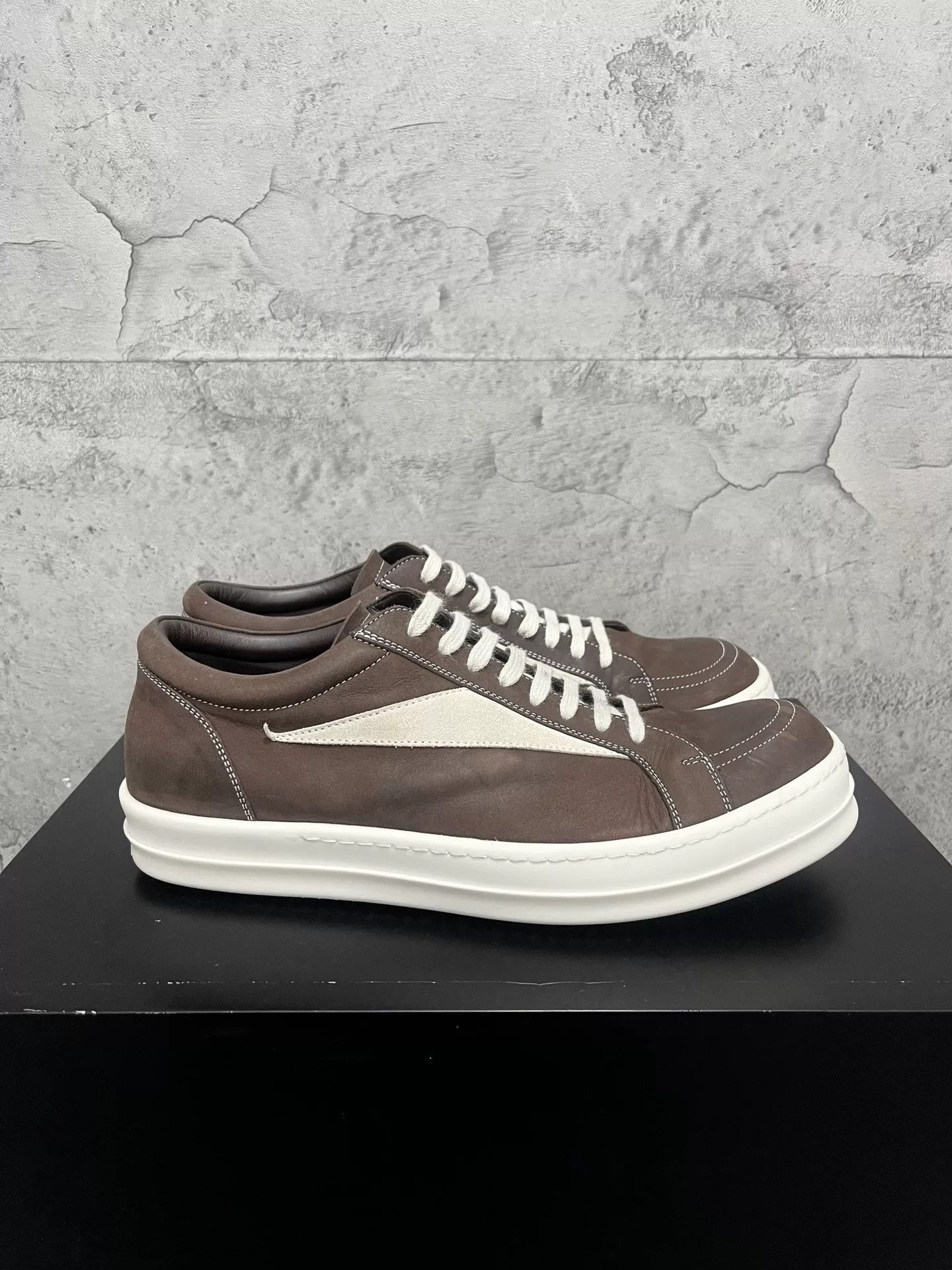 Rick Owens Rick Owens Low-Top Leather Sneakers Size US 10 / EU 43 - 4 Thumbnail
