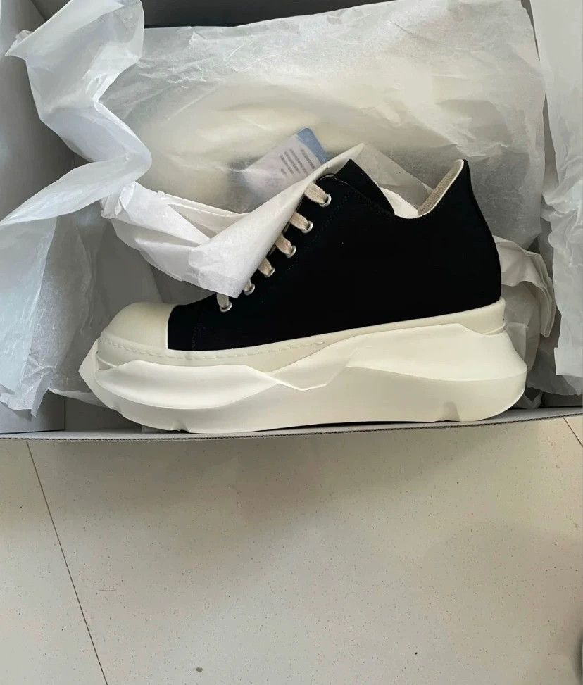 Rick Owens Rick Owens Black White Thick Sole Sneakers Size US 7 / IT 37 - 3 Thumbnail