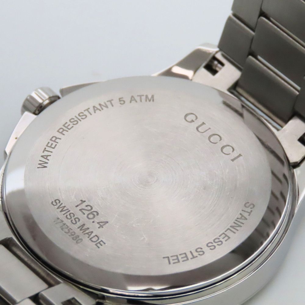 Gucci Gucci Gucci G timeless Stainless Steel Metal Quartz 126.4 DUTY FREE for USA Size ONE SIZE - 21 Thumbnail