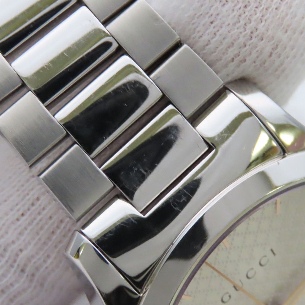 Gucci Gucci Gucci G timeless Stainless Steel Metal Quartz 126.4 DUTY FREE for USA Size ONE SIZE - 12 Thumbnail