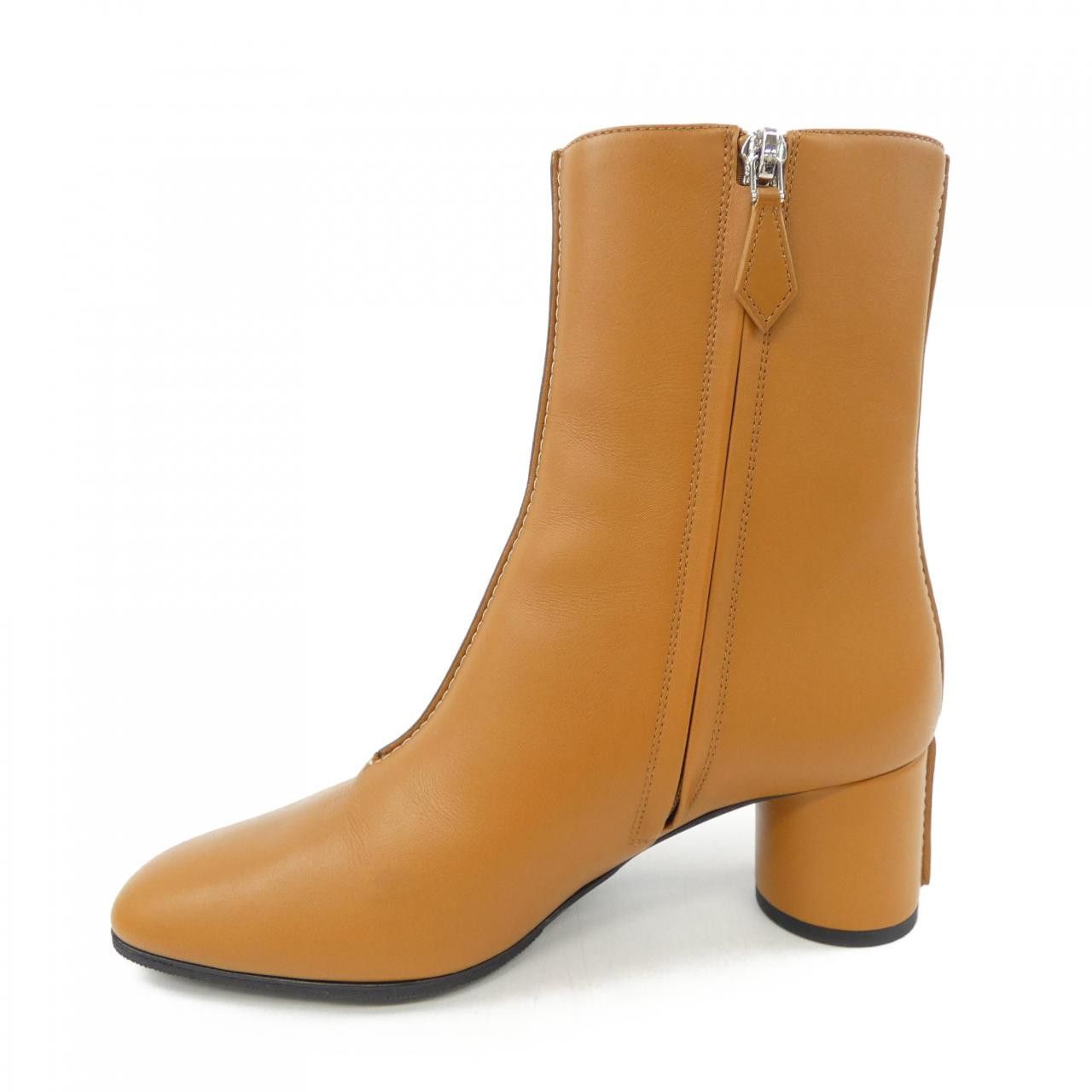 Hermes Hermes 212043Z Boots Leather Shoes DUTY FREE for USA