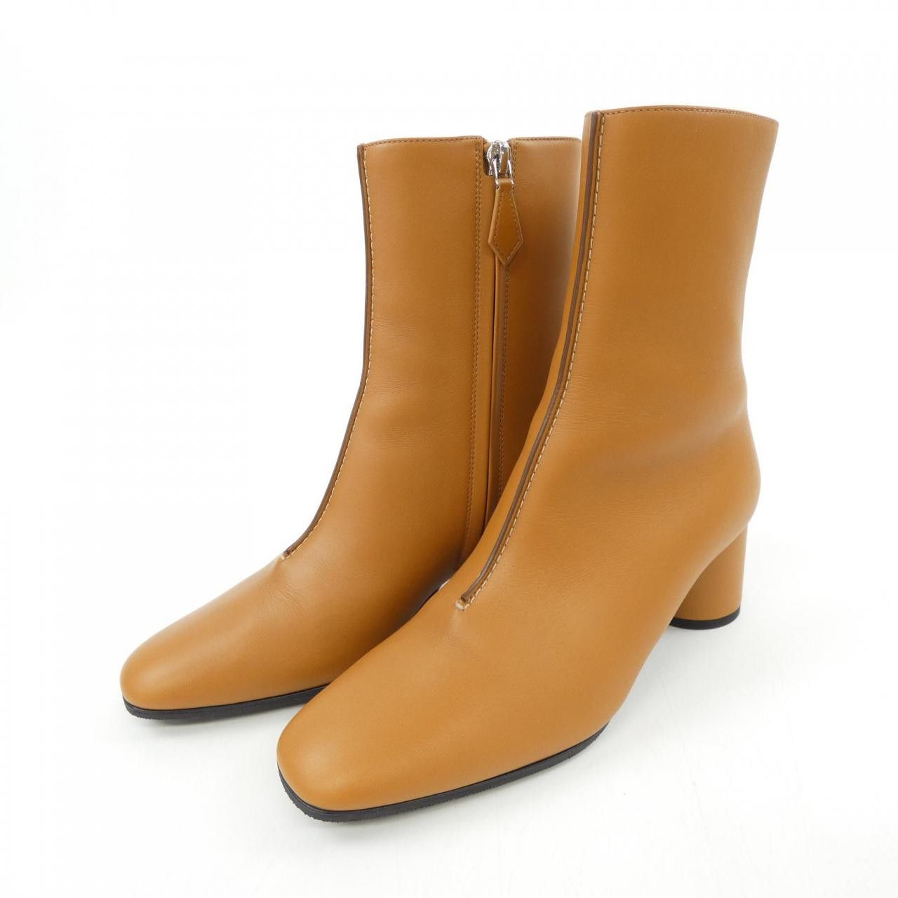 Hermes Hermes 212043Z Boots Leather Shoes DUTY FREE for USA