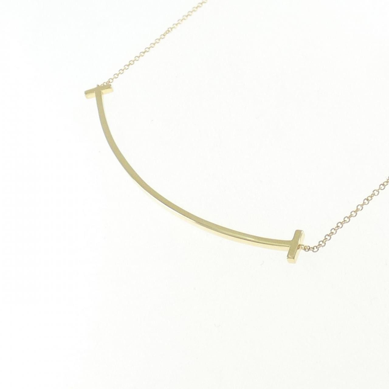 Tiffany & Co. Tiffany & Co. Tiffany T Smile Au750 Necklace Precious Metal Necklace 60011656 DUTY FREE for USA Size ONE SIZE - 4 Thumbnail