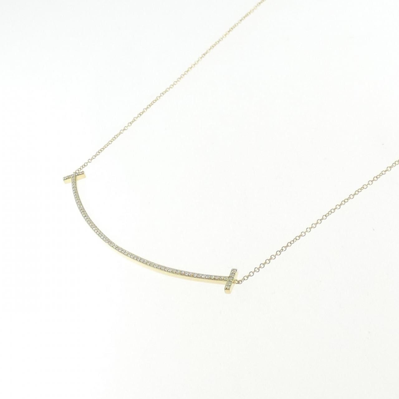 Tiffany & Co. Tiffany & Co. Tiffany T Smile Au750 Necklace Precious Metal Necklace 60011656 DUTY FREE for USA Size ONE SIZE - 2 Thumbnail
