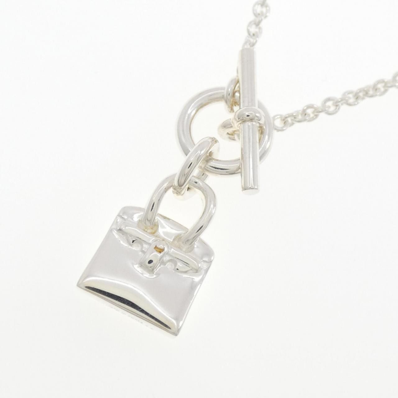 Hermes Hermes Hermès Amulette Birkin 925 Silver Necklace Precious Metal Necklace DUTY FREE for USA Size ONE SIZE - 3 Thumbnail