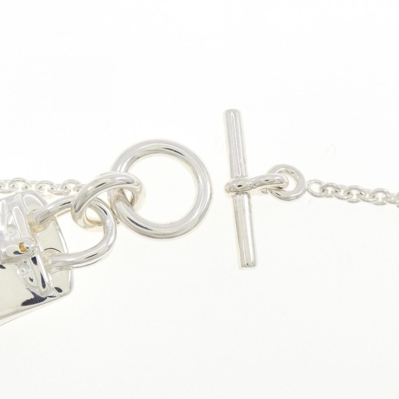 Hermes Hermes Hermès Amulette Birkin 925 Silver Necklace Precious Metal Necklace DUTY FREE for USA Size ONE SIZE - 5 Thumbnail
