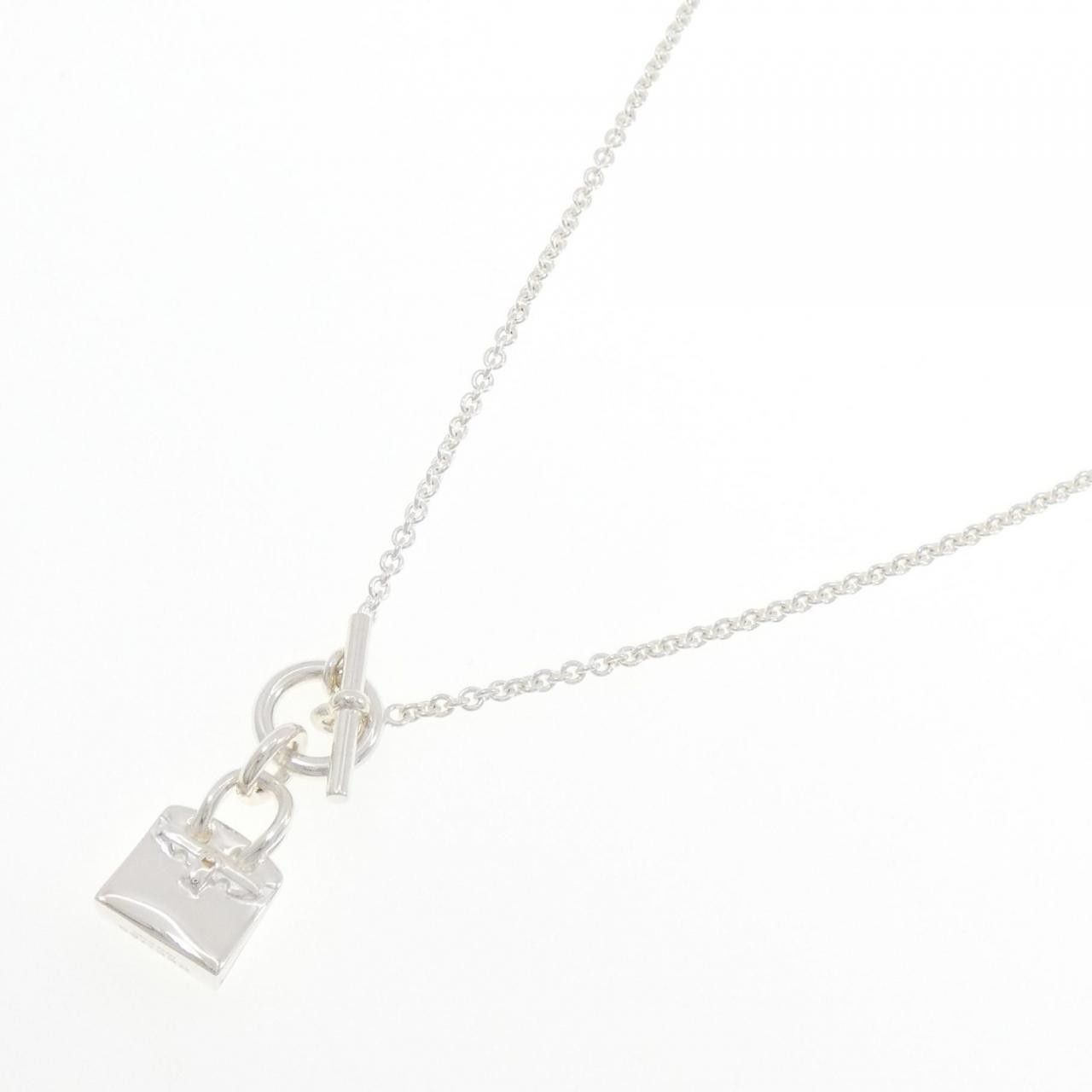 Hermes Hermes Hermès Amulette Birkin 925 Silver Necklace Precious Metal Necklace DUTY FREE for USA Size ONE SIZE - 2 Thumbnail
