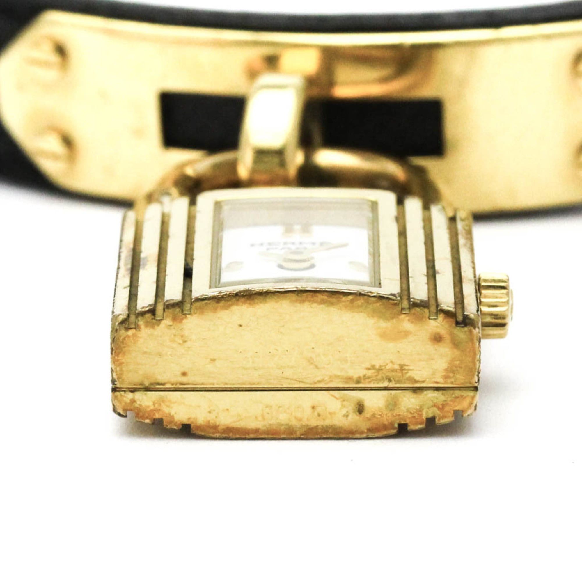 Hermes HERMES Kelly Watch Gold Plated Leather Quartz Ladies Watch Size ONE SIZE - 6 Thumbnail