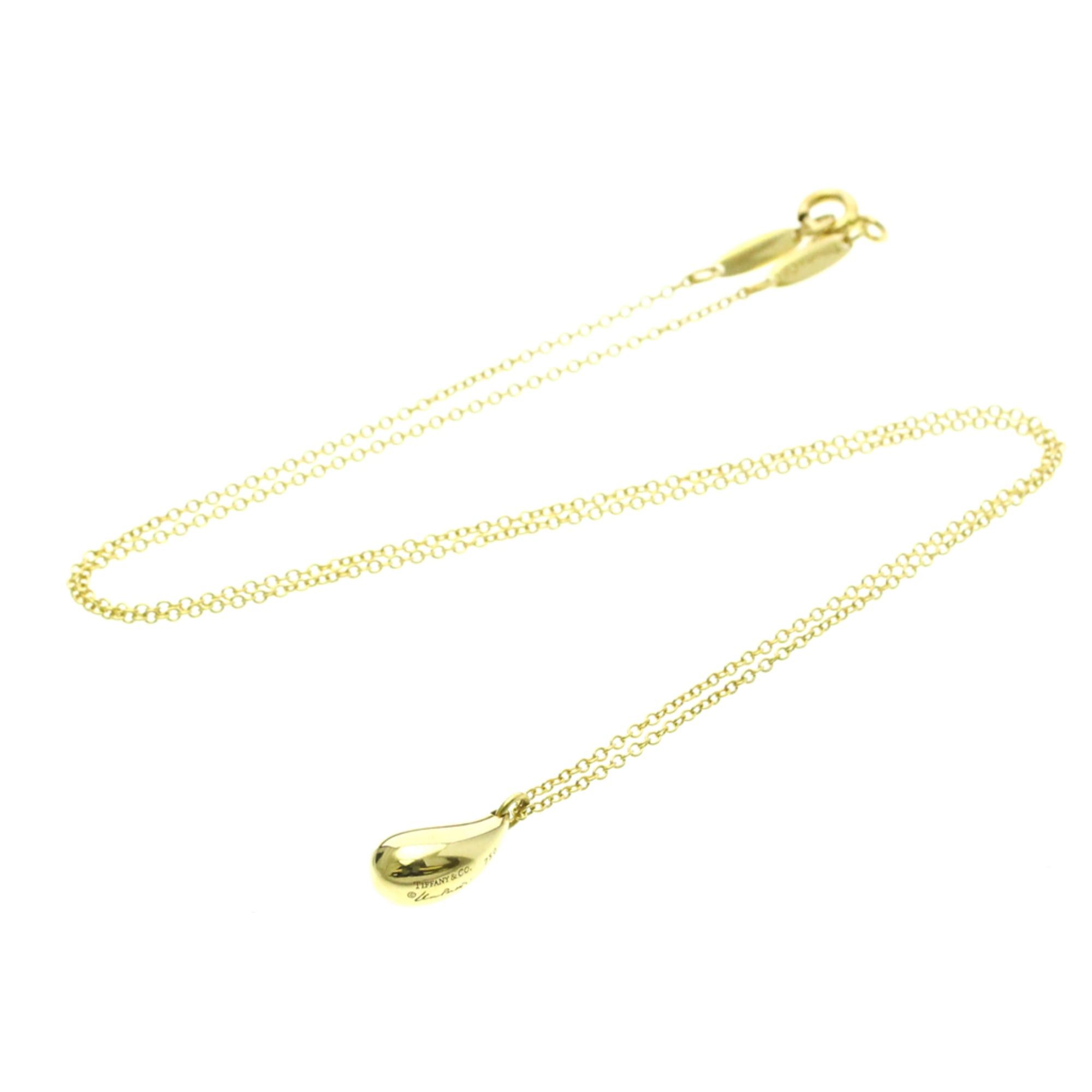 Tiffany & Co. Tiffany Teardrop Necklace Yellow Gold (18K) No Stone Men,Women Fashion Pendant Necklace (Gold) Size ONE SIZE - 14 Thumbnail