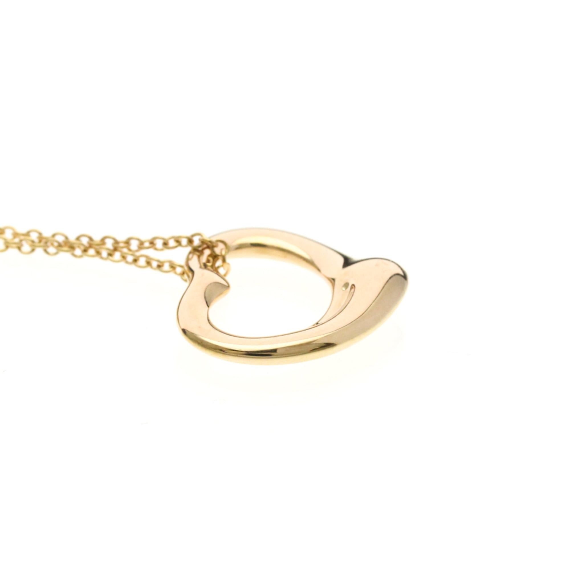 Tiffany & Co. Tiffany Open Heart Pink Gold (18K) No Stone Men,Women Fashion Pendant Necklace (Pink Gold) Size ONE SIZE - 5 Thumbnail