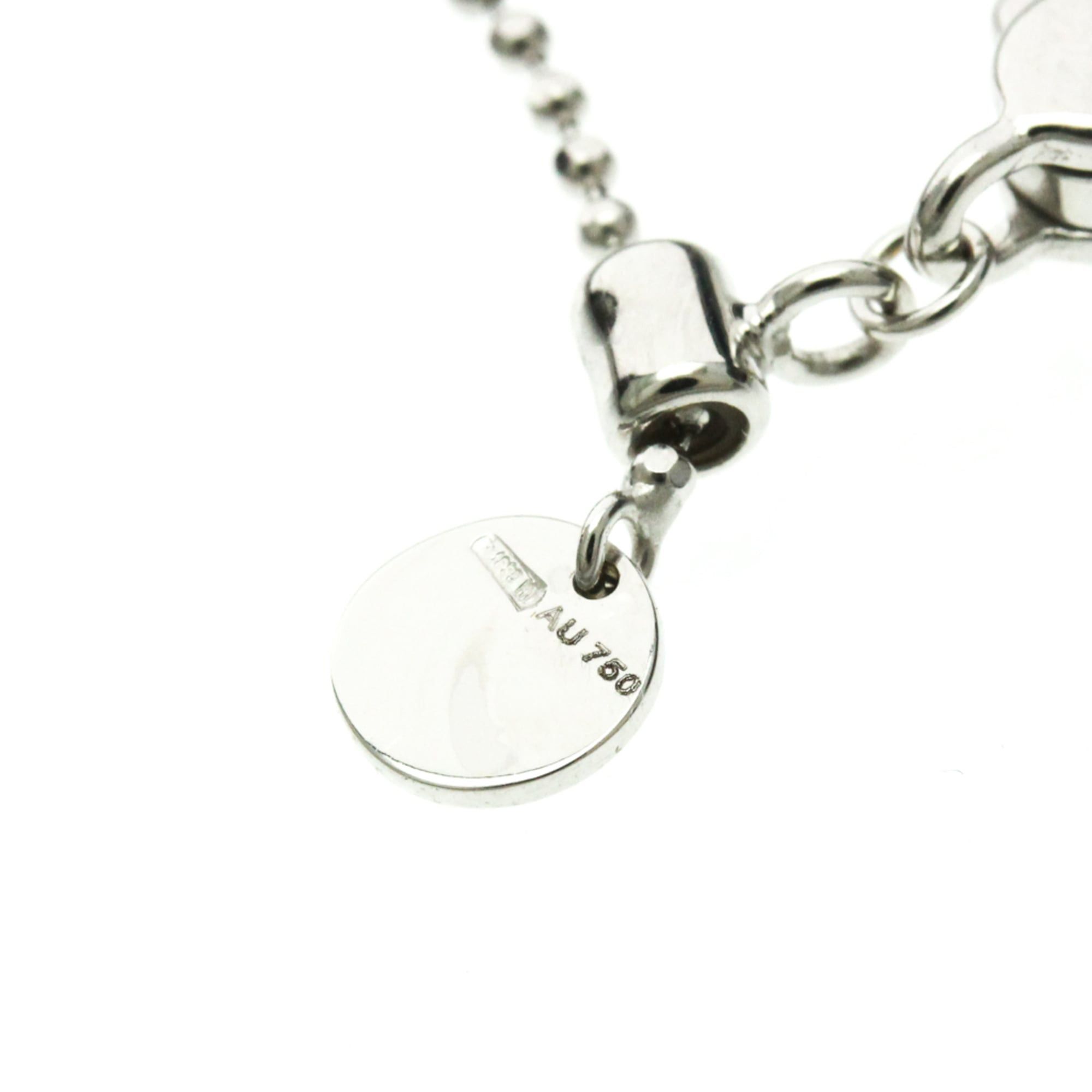 Gucci Gucci Plate Tag Diamond Necklace White Gold (18K) Diamond Men,Women Fashion Pendant Necklace (Silver) Size ONE SIZE - 13 Thumbnail