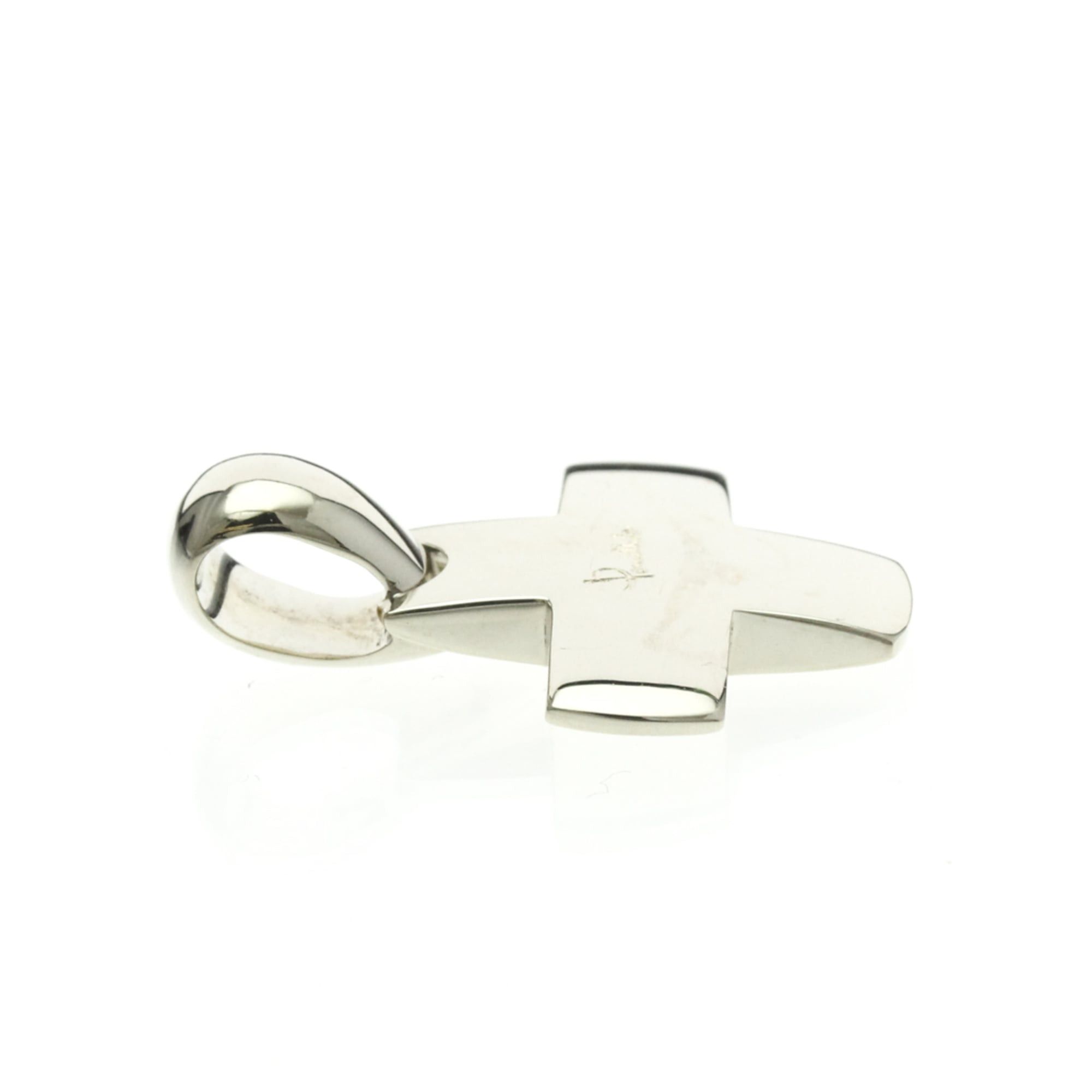 Pomellato Pomellato Cross Top Charm White Gold (18K) No Stone Men,Women Fashion Pendant Necklace (Silver) Size ONE SIZE - 6 Thumbnail