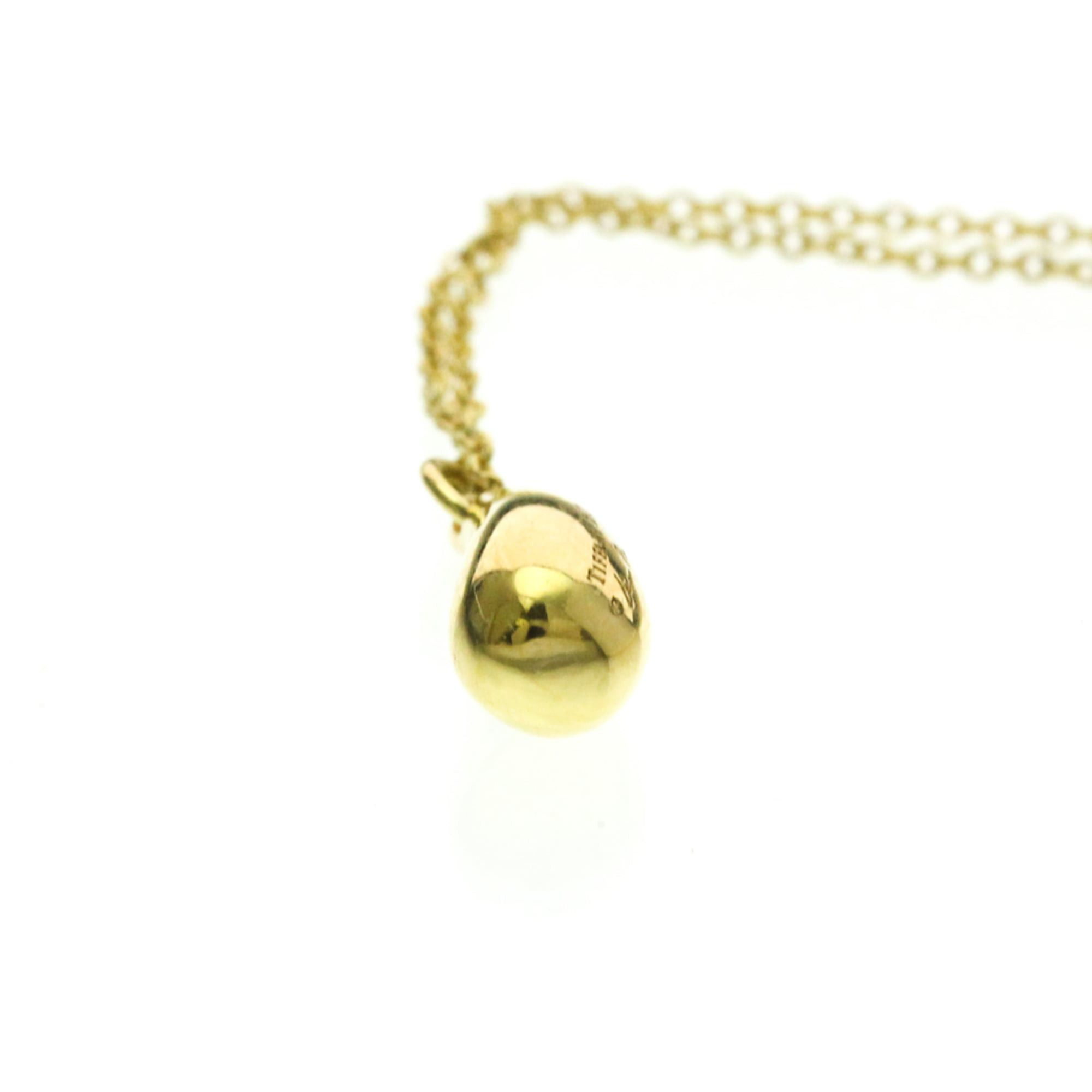 Tiffany & Co. Tiffany Teardrop Necklace Yellow Gold (18K) No Stone Men,Women Fashion Pendant Necklace (Gold) Size ONE SIZE - 4 Thumbnail