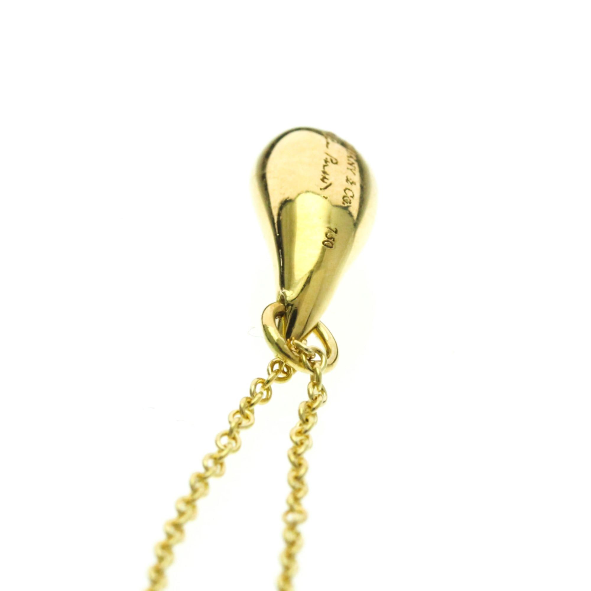 Tiffany & Co. Tiffany Teardrop Necklace Yellow Gold (18K) No Stone Men,Women Fashion Pendant Necklace (Gold) Size ONE SIZE - 6 Thumbnail