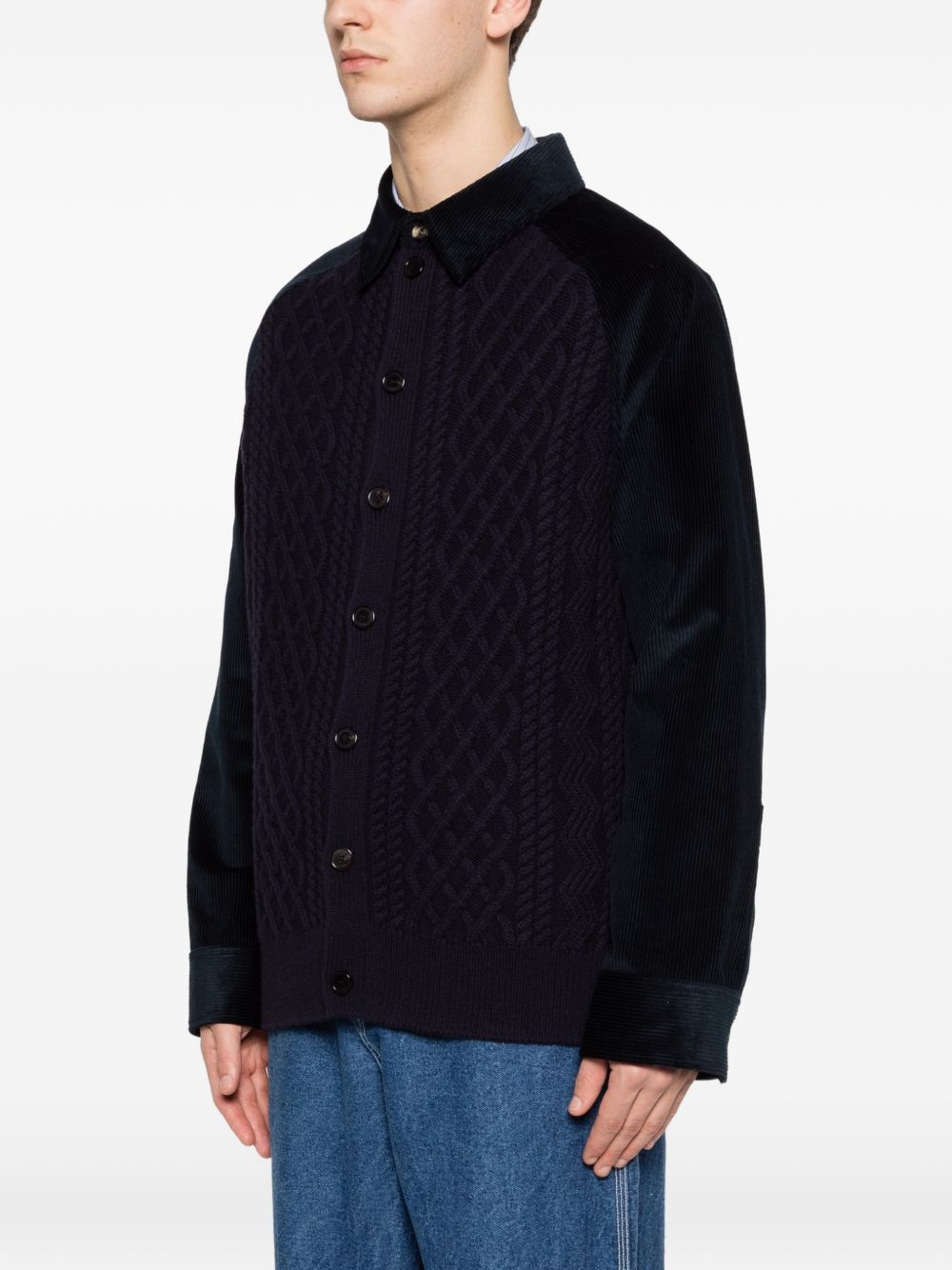 Loewe KNITTED COTTON OVERSHIRT Size US L / EU 52-54 / 3 - 3 Thumbnail