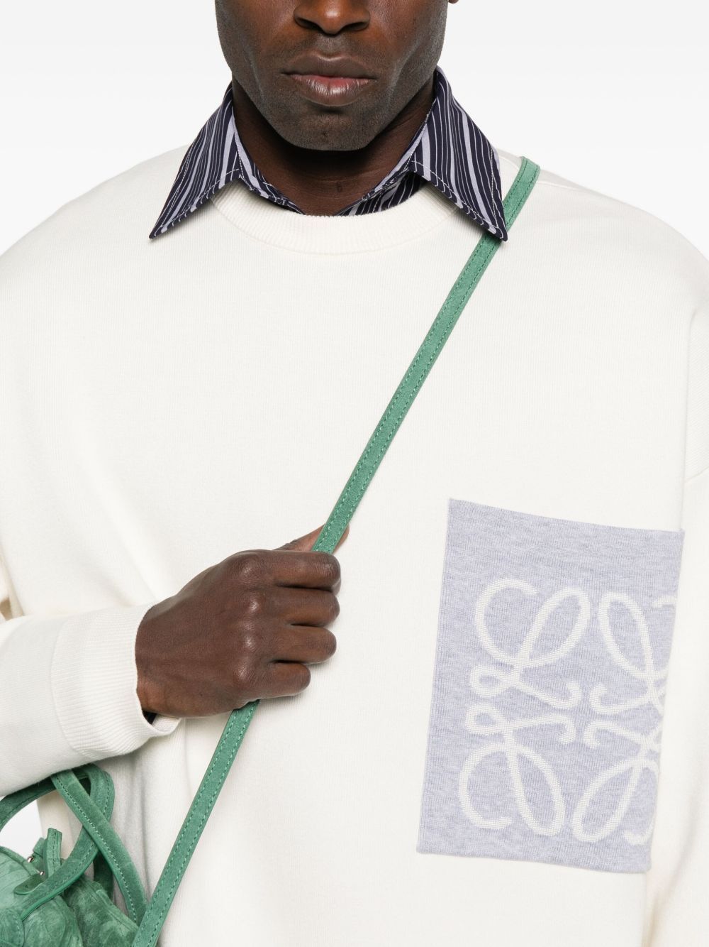Loewe ANAGRAM COTTON SWEATER Size US M / EU 48-50 / 2 - 4 Thumbnail