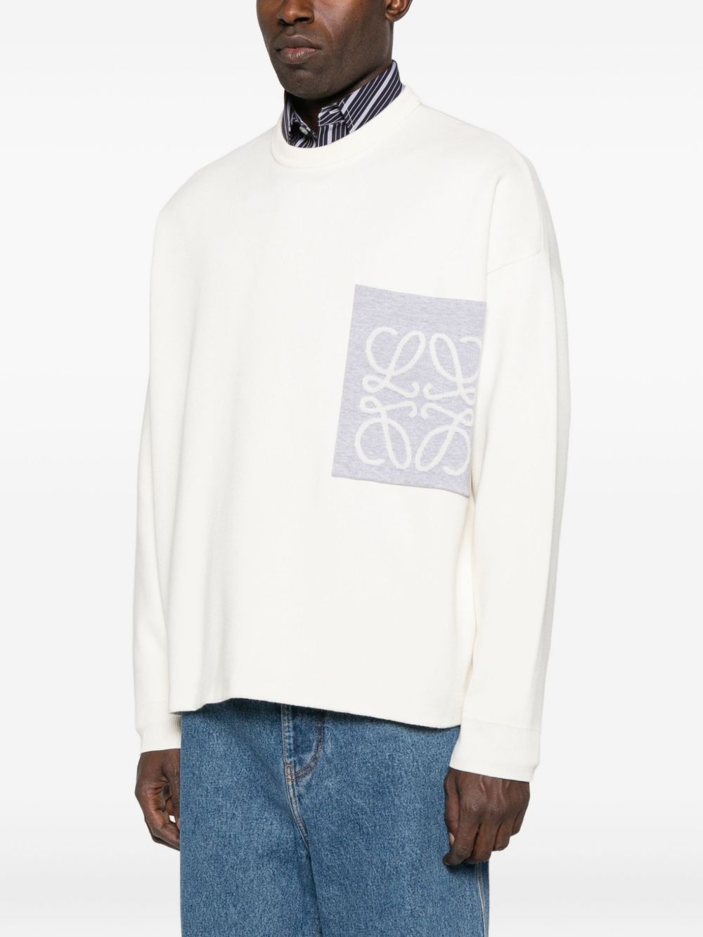 Loewe ANAGRAM COTTON SWEATER Size US M / EU 48-50 / 2 - 3 Thumbnail