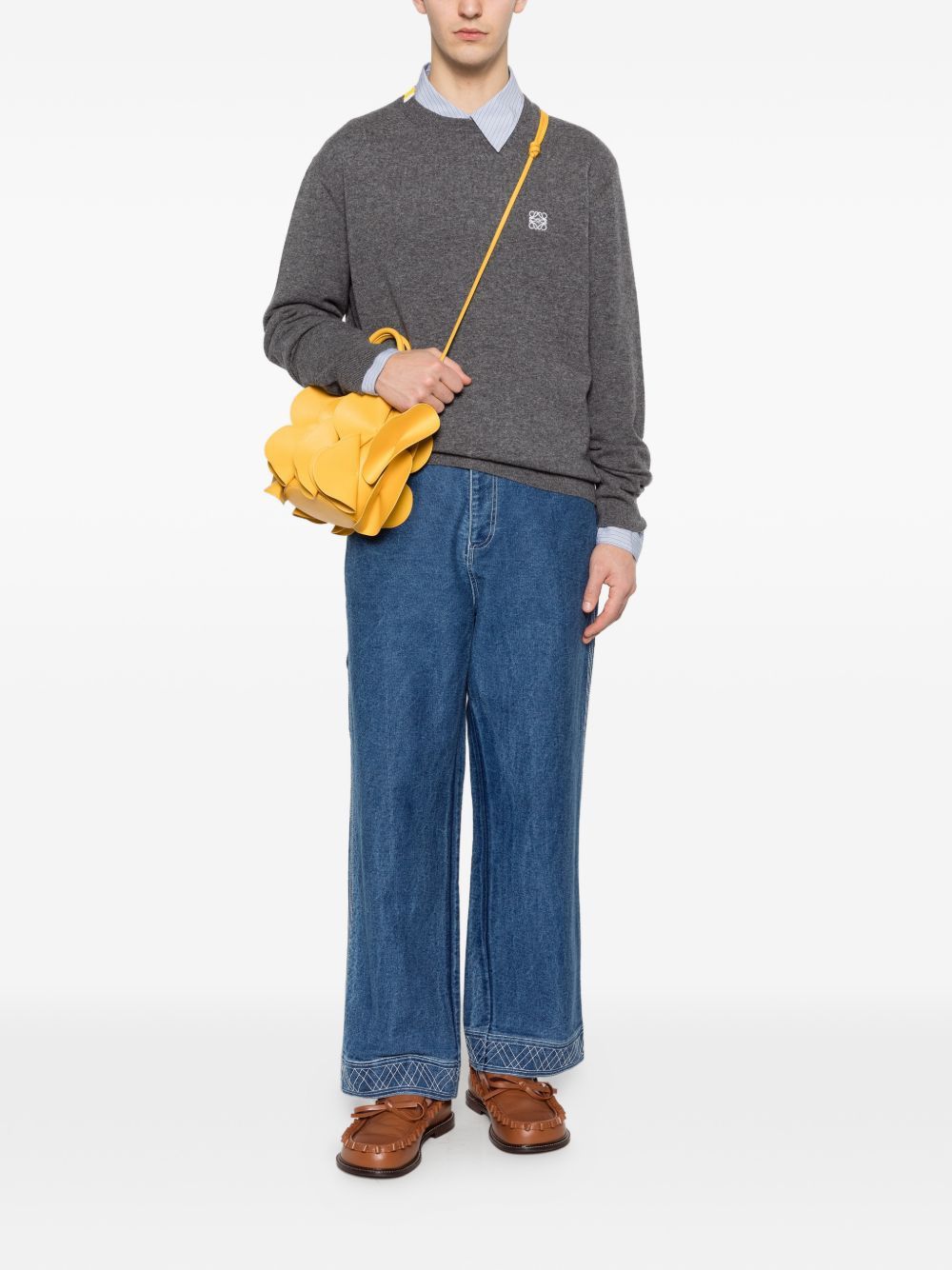Loewe ANAGRAM WOOL SWEATER Size US M / EU 48-50 / 2 - 5 Thumbnail