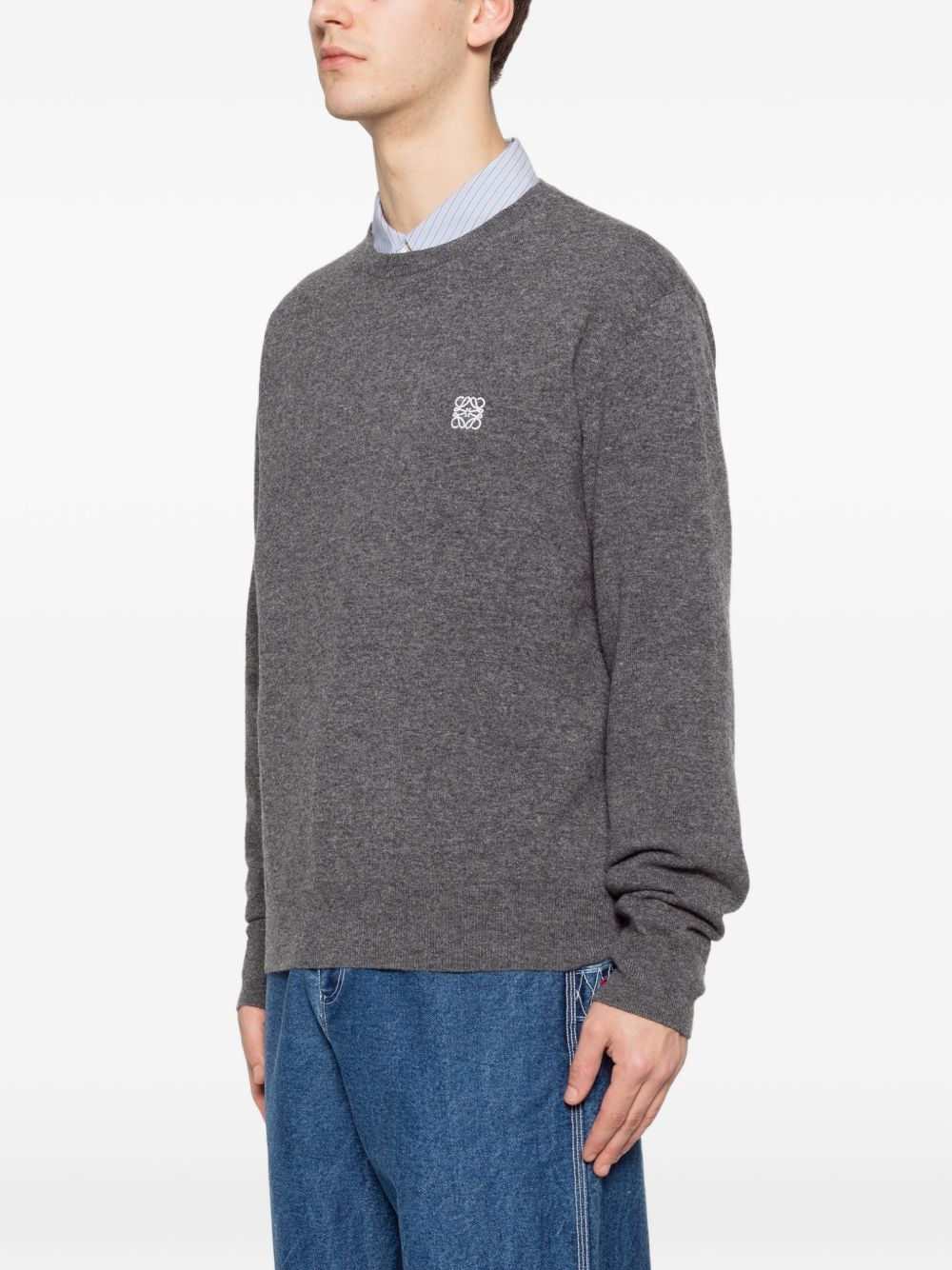 Loewe ANAGRAM WOOL SWEATER Size US M / EU 48-50 / 2 - 4 Thumbnail
