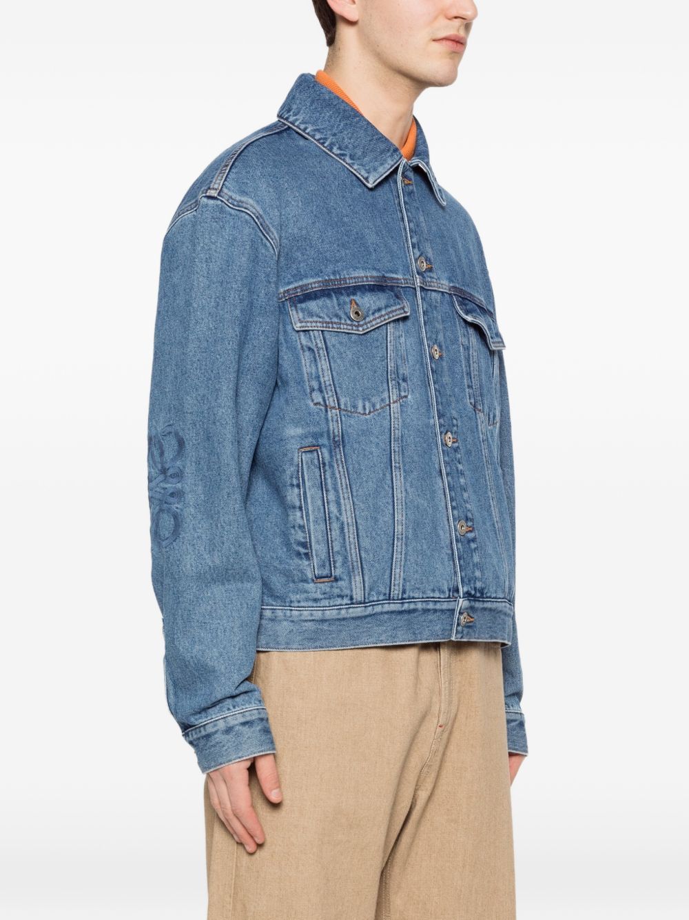 Loewe ANAGRAM DENIM JACKET Size US L / EU 52-54 / 3 - 4 Thumbnail