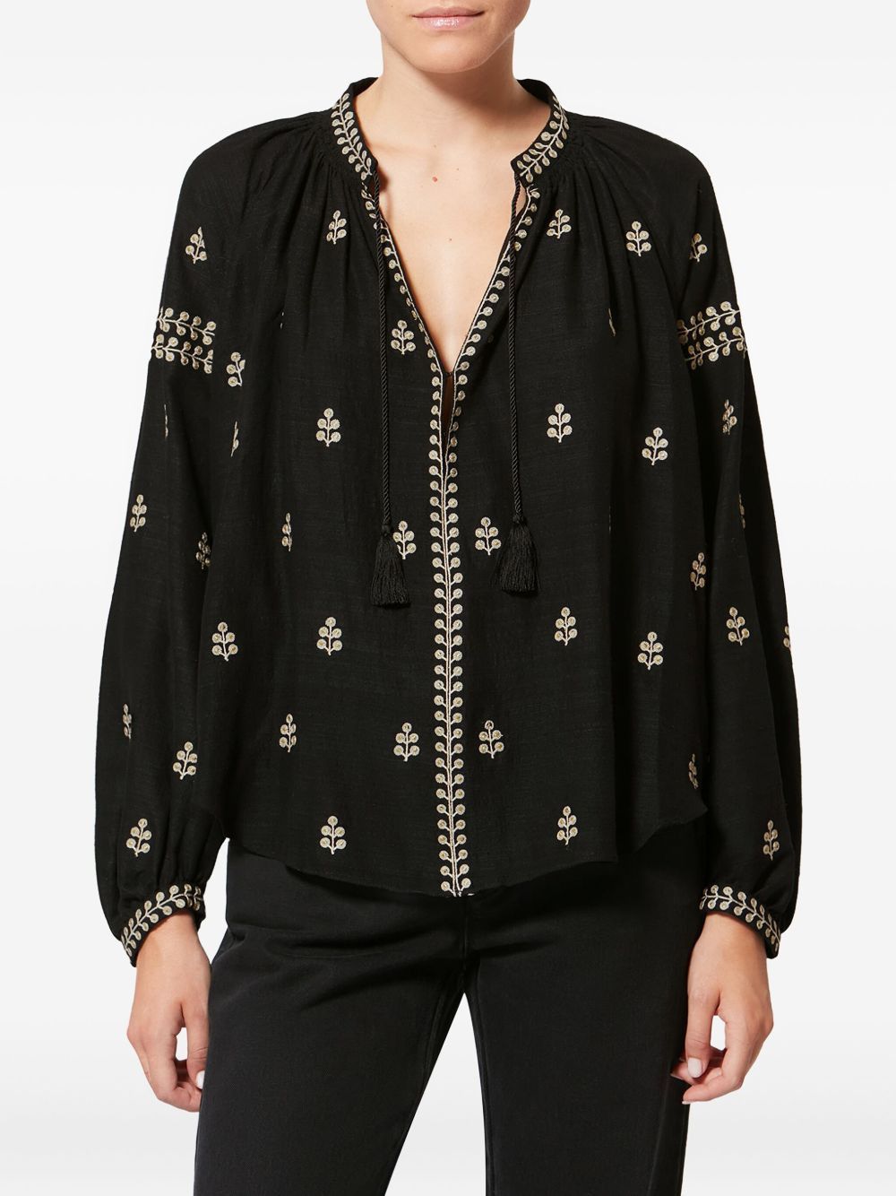 Isabel Marant RODIS SILK BLOUSE Size XS / US 0-2 / IT 36-38 - 4 Thumbnail