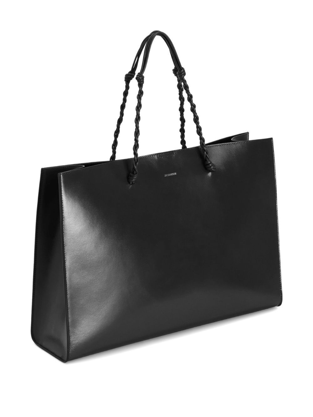 Jil Sander TANGLE LEATHER SHOPPING BAG Size ONE SIZE - 3 Thumbnail