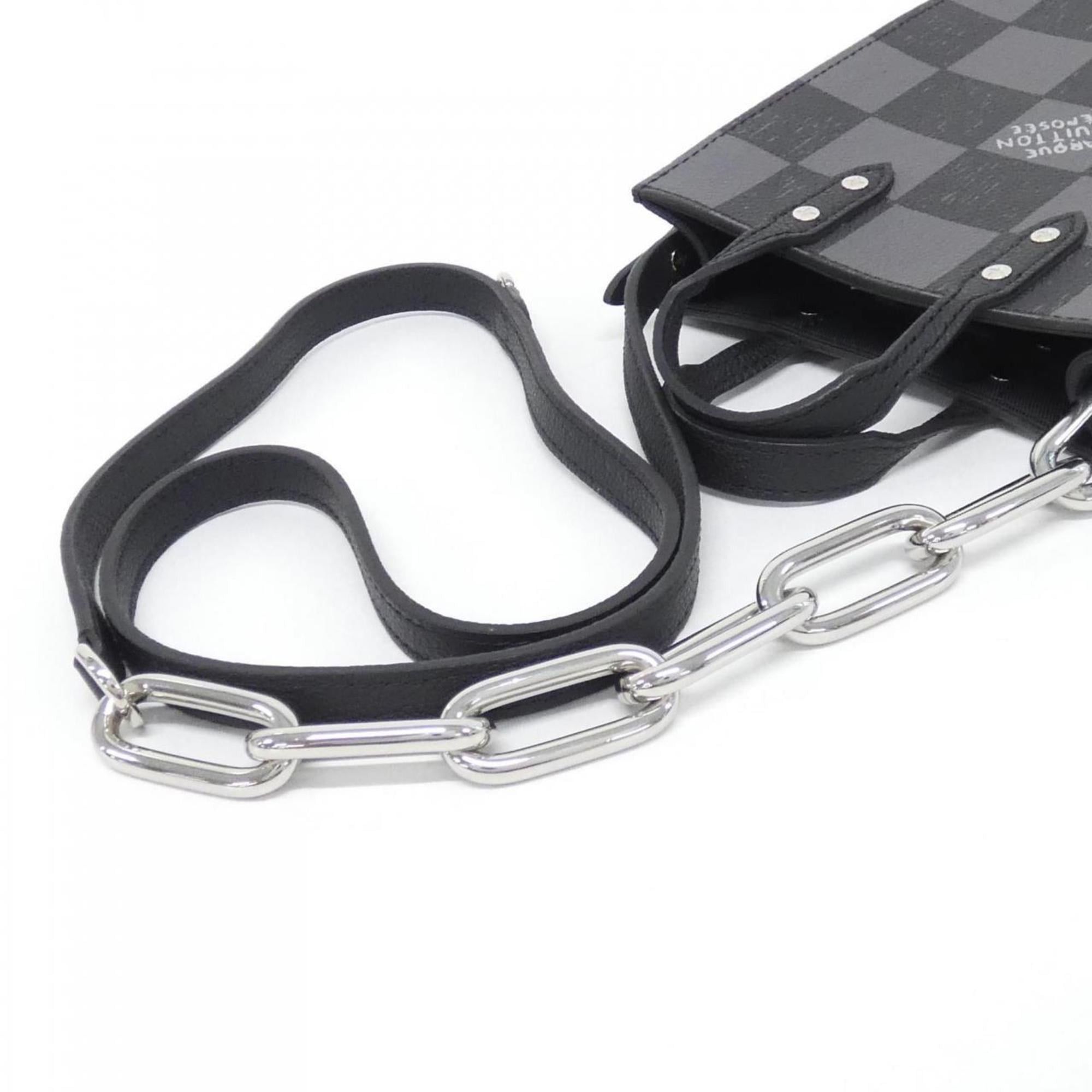 Louis Vuitton Louis Vuitton Damier Checkerboard Sac Plat XS N60479 Shoulder Bag Size ONE SIZE - 5 Thumbnail