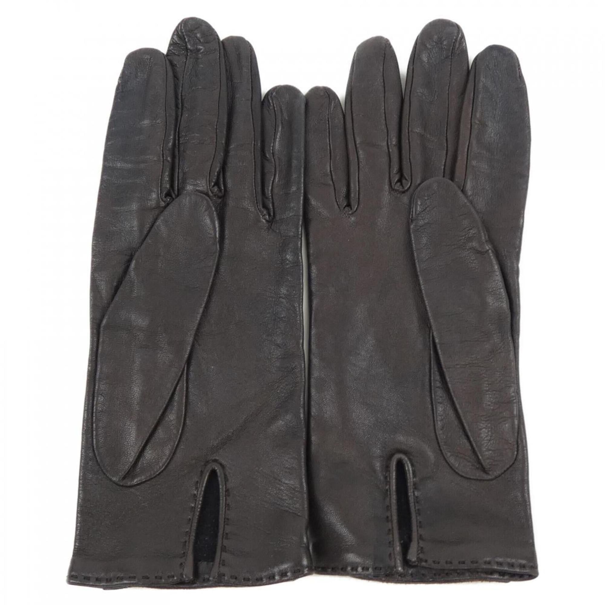 Hermes Hermes SOYA H005062G Gloves Size ONE SIZE - 2 Thumbnail