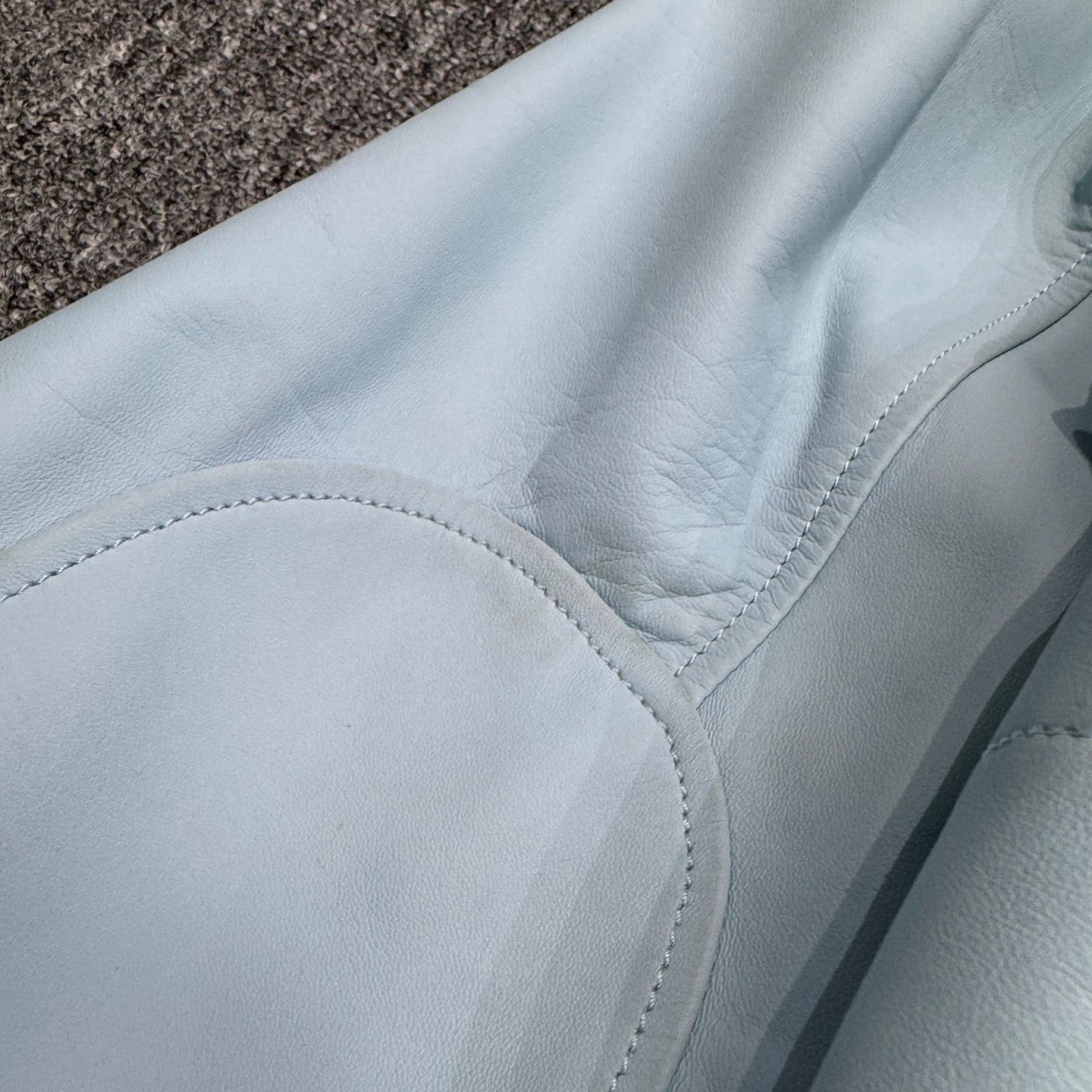 Hermes Light Blue Multi Color Bomber Jacket Size M Size US M / EU 48-50 / 2 - 2 Thumbnail