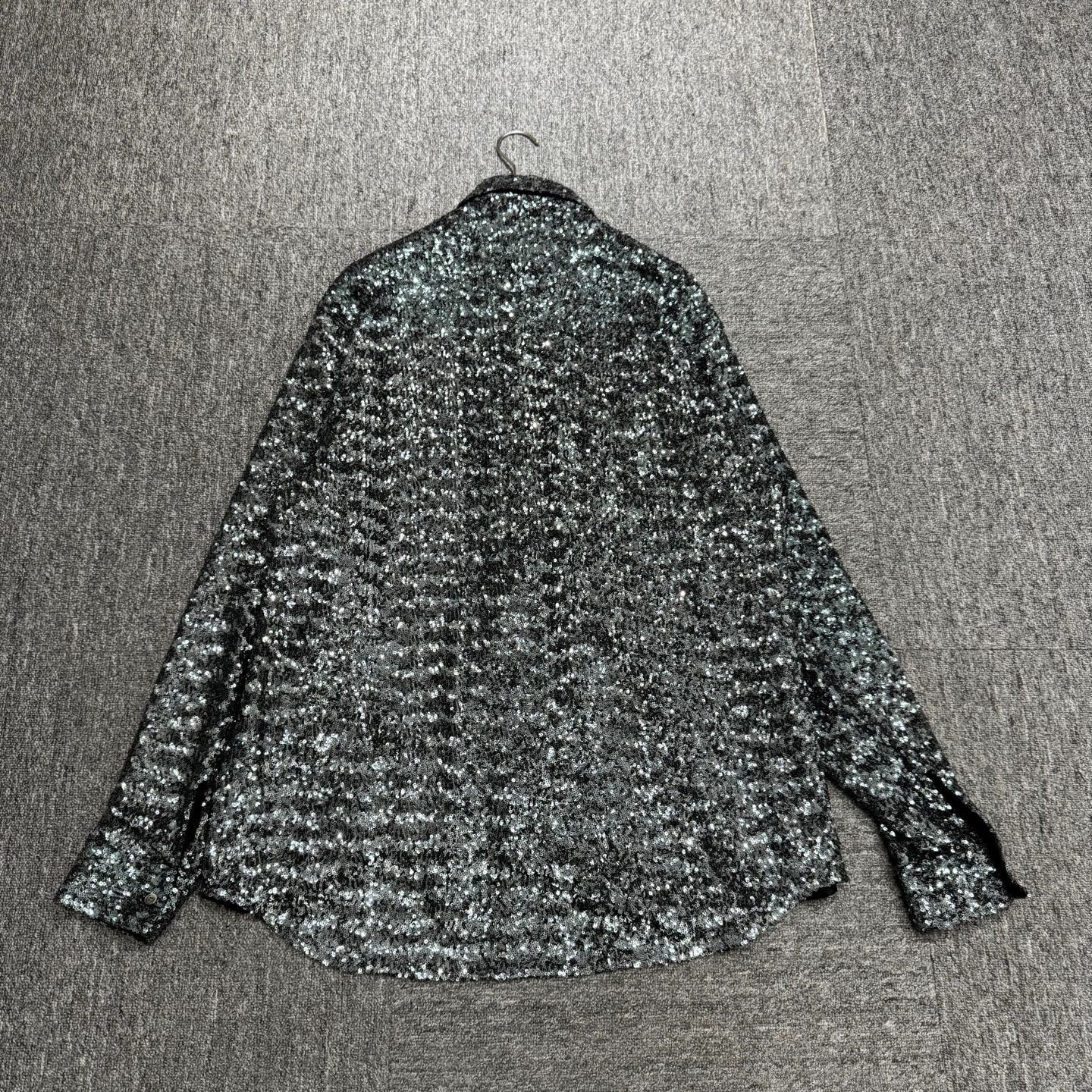 Dior Sequin Embellished Long Sleeve Button-Up Shirt Size US M / EU 48-50 / 2 - 5 Thumbnail