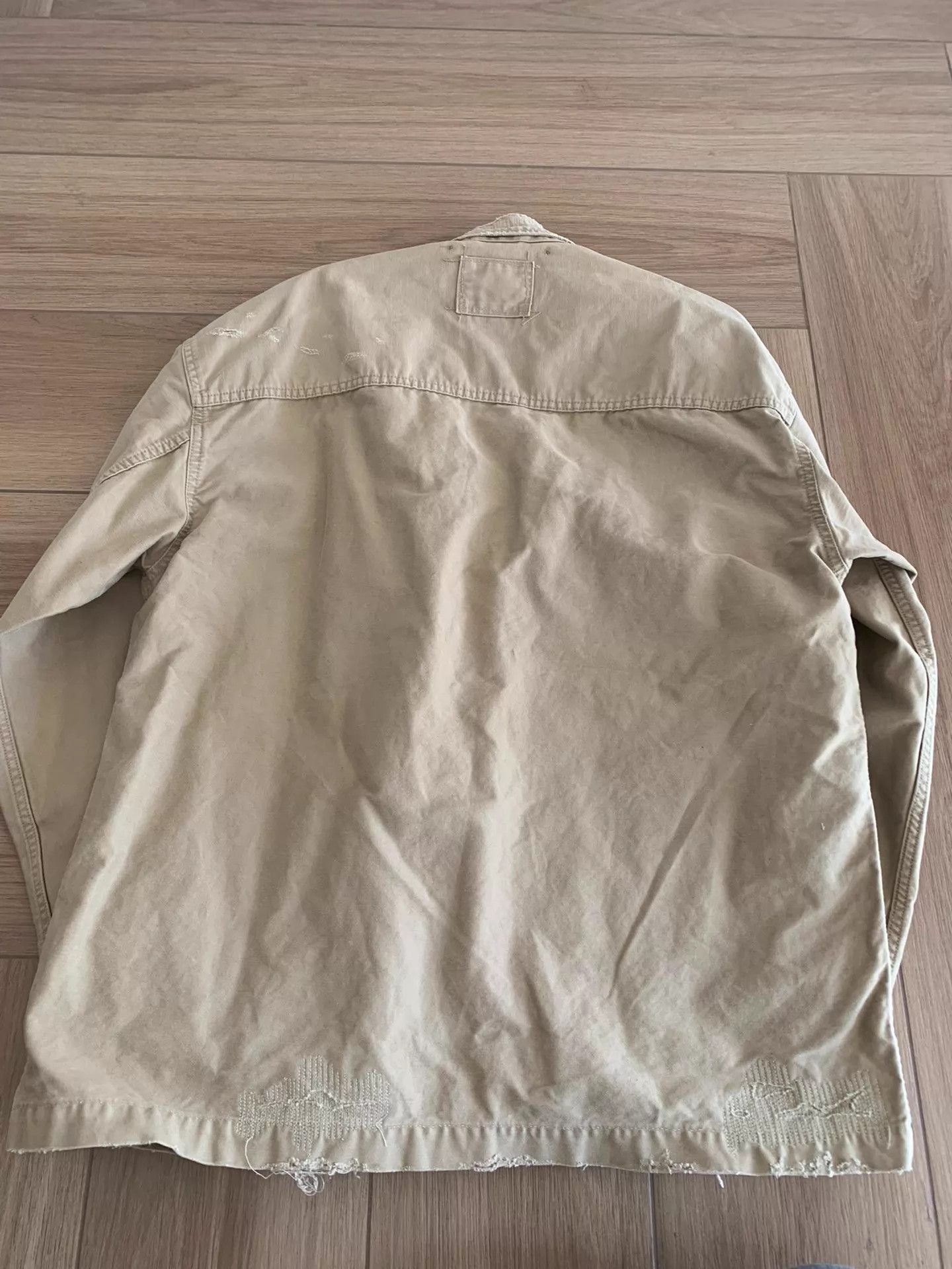 Madness Beige Utility Jacket with Multiple Pockets Size US XL / EU 56 / 4 - 2 Thumbnail