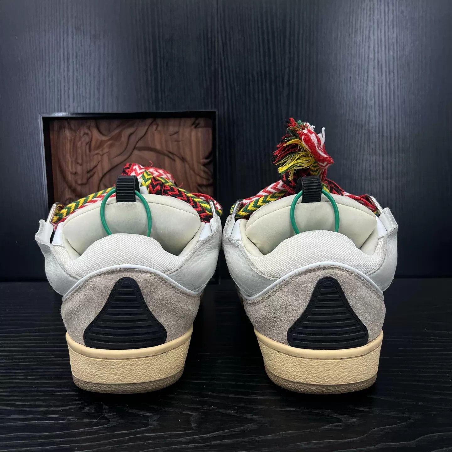 Lanvin Multi-Colored Laced Lowtop Sneakers Size US 8 / EU 41 - 5 Thumbnail