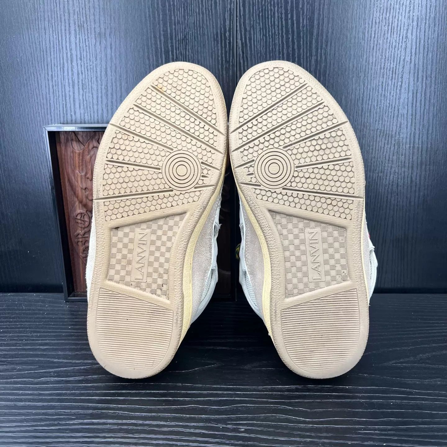 Lanvin Multi-Colored Laced Lowtop Sneakers Size US 8 / EU 41 - 6 Thumbnail