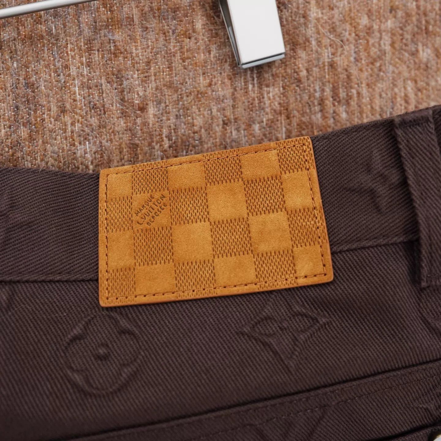 Louis Vuitton Brown Patterned Casual Pants Size 38 Size US 27 - 5 Thumbnail