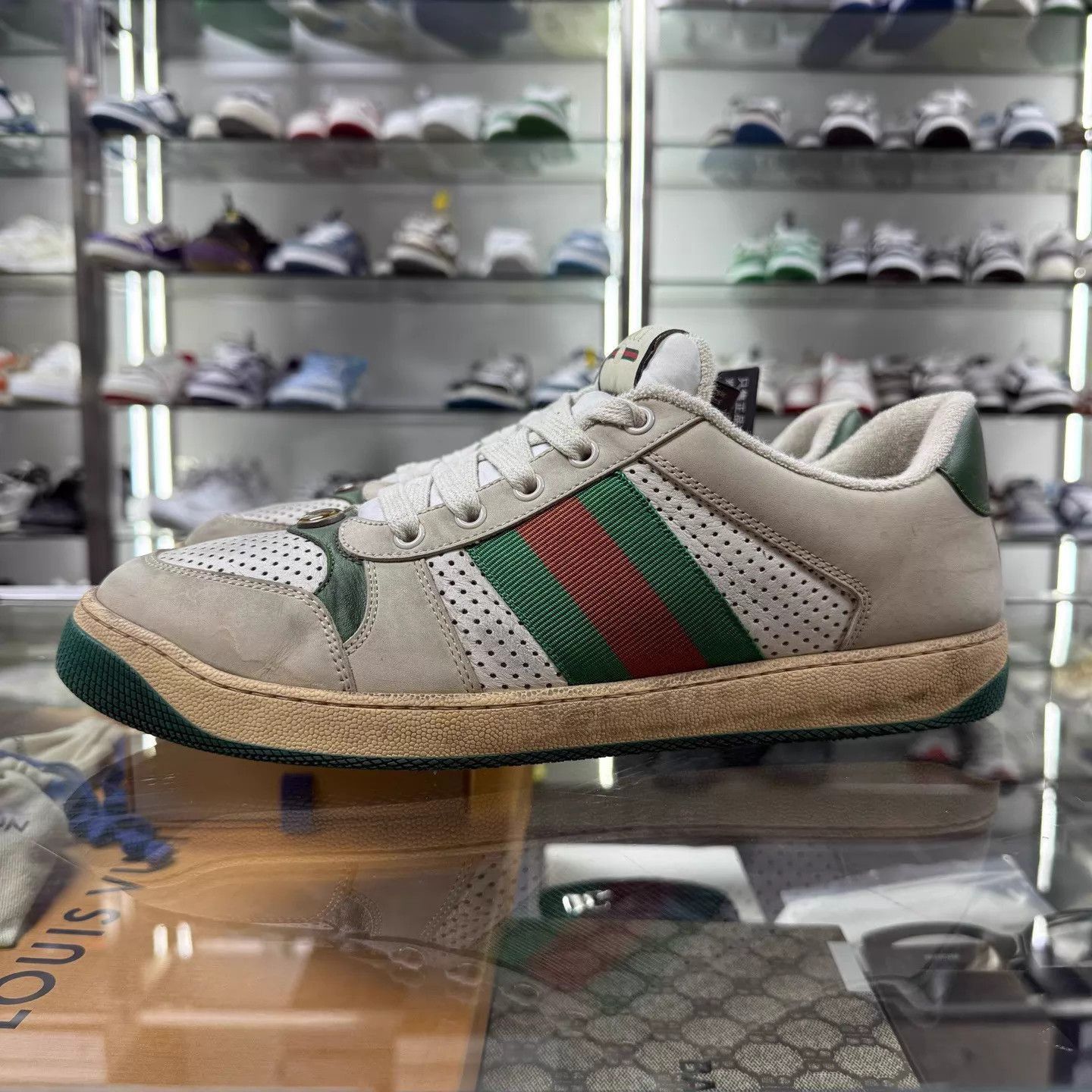 Gucci Multi-Color Low-Top Casual Sneakers Size US 7 / EU 40 - 3 Thumbnail
