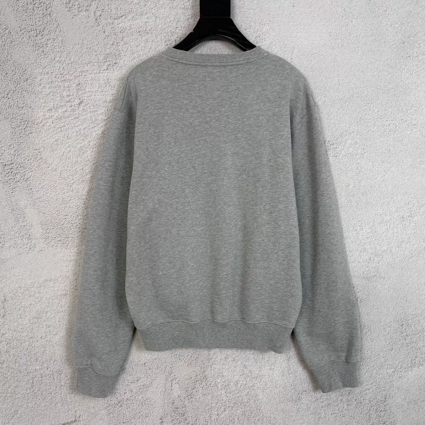 Dior Gray Crewneck Sweatshirt with Embroidered Logo Size US M / EU 48-50 / 2 - 2 Thumbnail