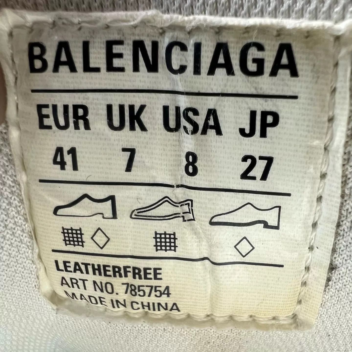 Balenciaga Multi Color Low-Top Sneakers Size 8 Size US 8 / EU 41 - 7 Thumbnail