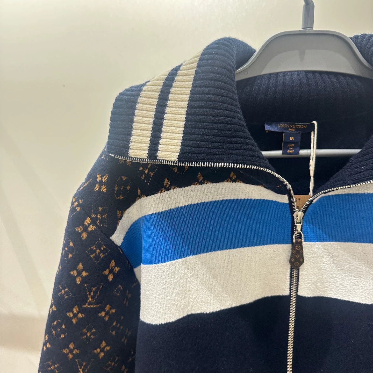 Louis Vuitton Multi Color Striped Zip-Up Jacket Size M Size US M / EU 48-50 / 2 - 4 Thumbnail