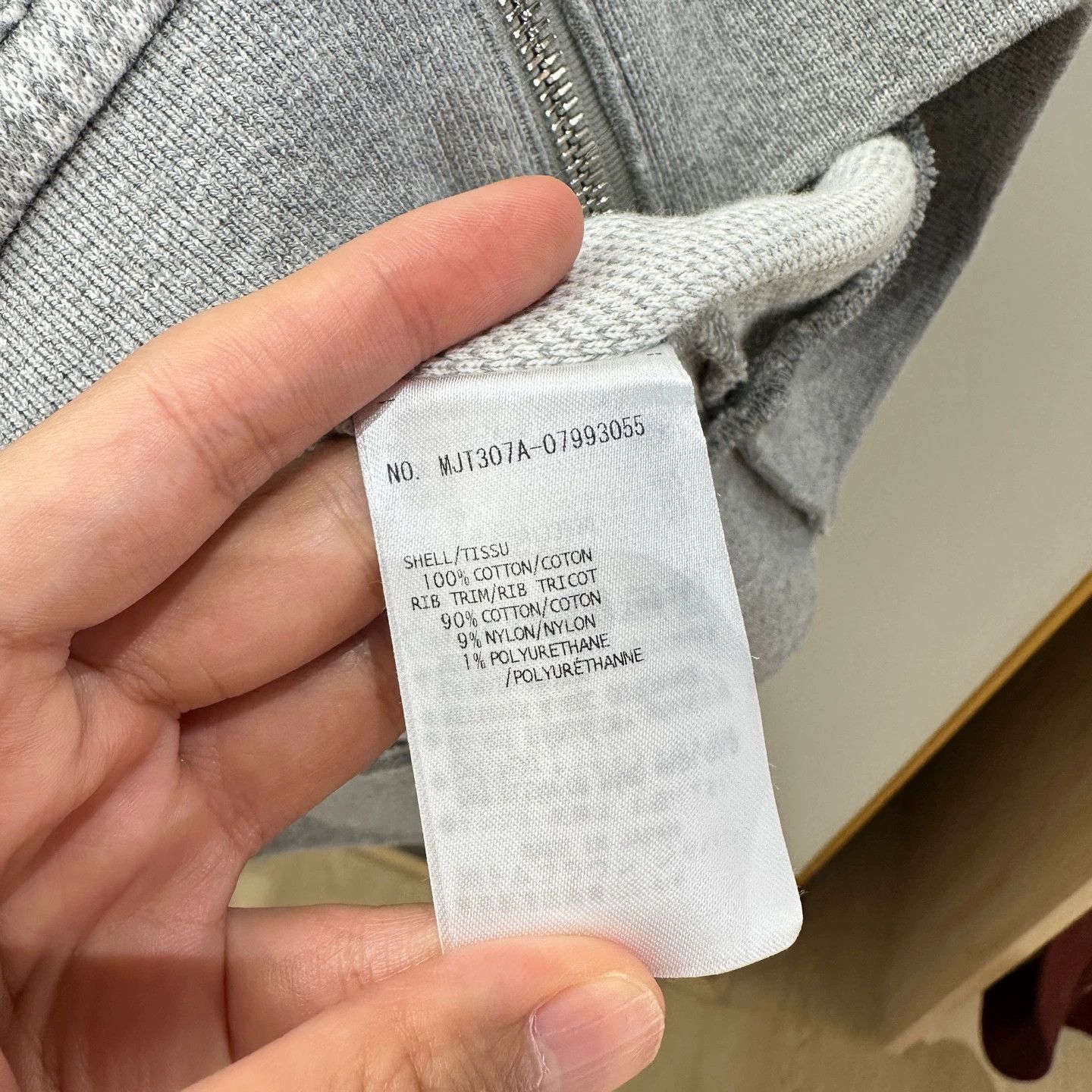 Thom Browne Gray Plaid Zip-Up Hoodie Size US XS / EU 42 / 0 - 5 Thumbnail
