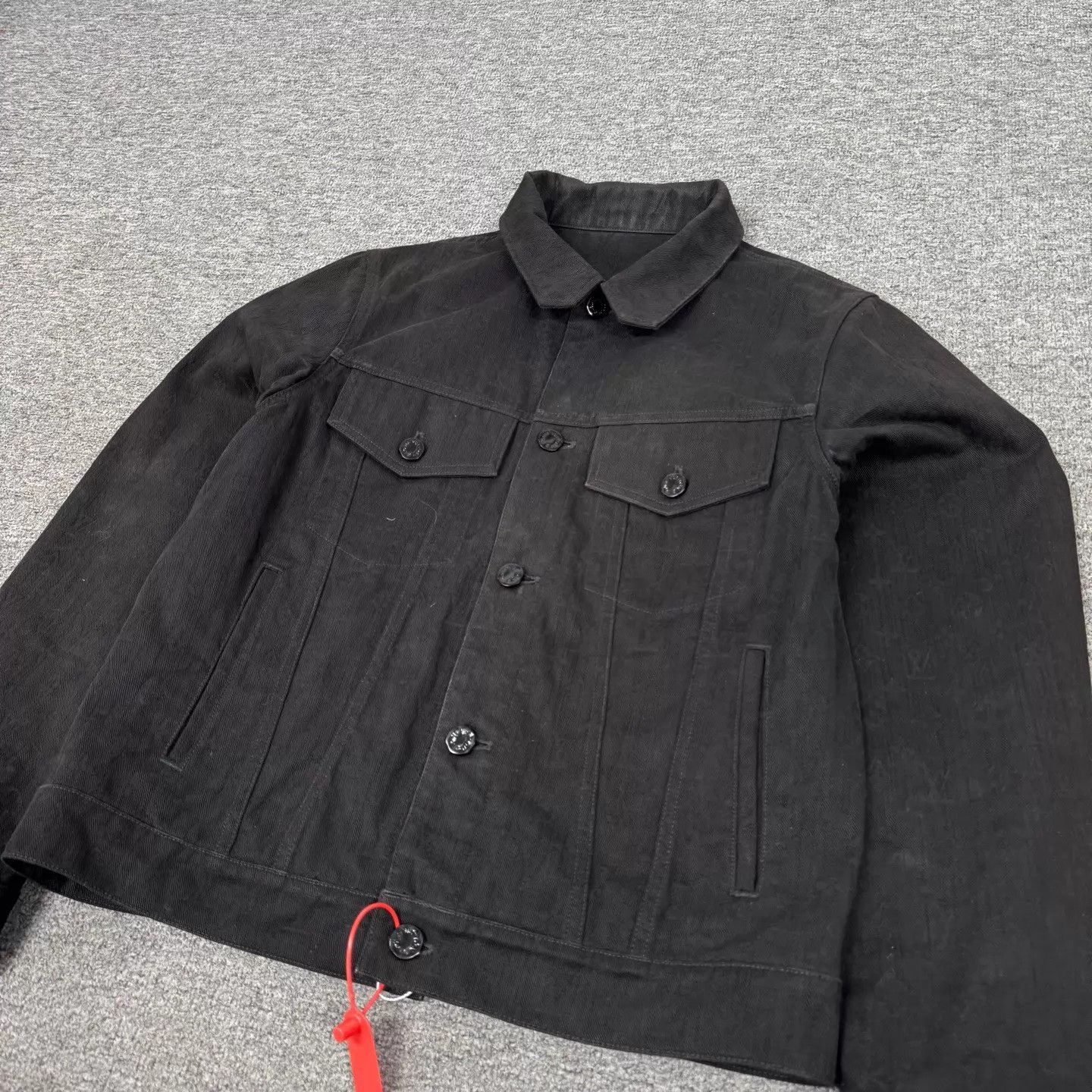 Louis Vuitton Black Denim Jacket with Button Front and Pockets Size US S / EU 44-46 / 1 - 3 Thumbnail