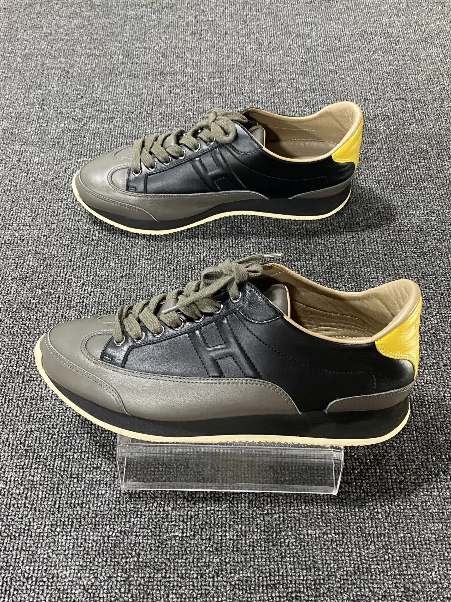 Hermes Green Lowtop Sneakers Size 7.5 Size US 7.5 / EU 40-41 - 3 Thumbnail