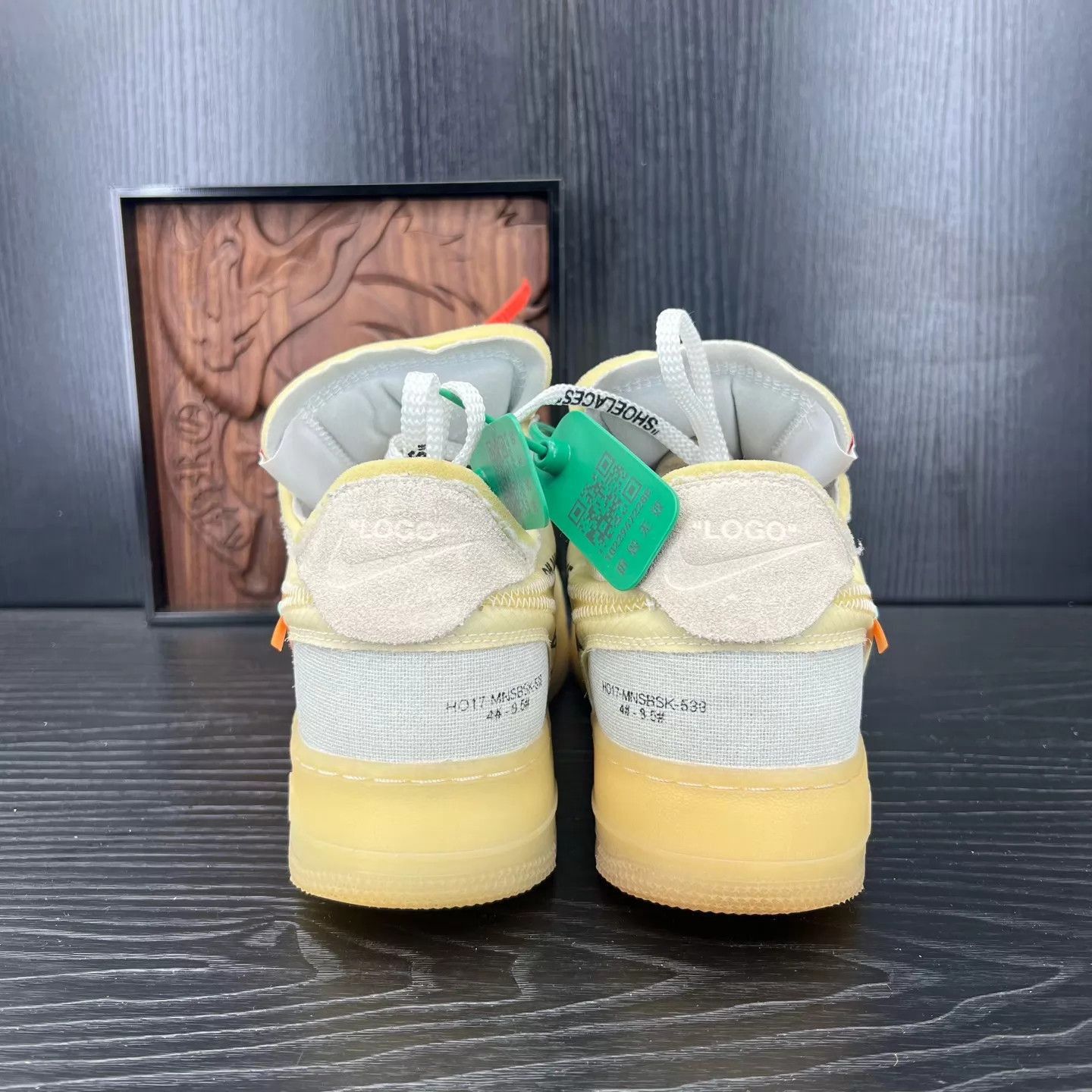 Off-White White High-Top Mesh Sneakers with Accents Size US 10 / EU 43 - 5 Thumbnail