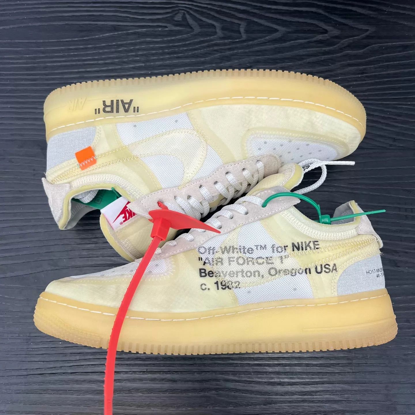 Off-White White High-Top Mesh Sneakers with Accents Size US 10 / EU 43 - 2 Thumbnail