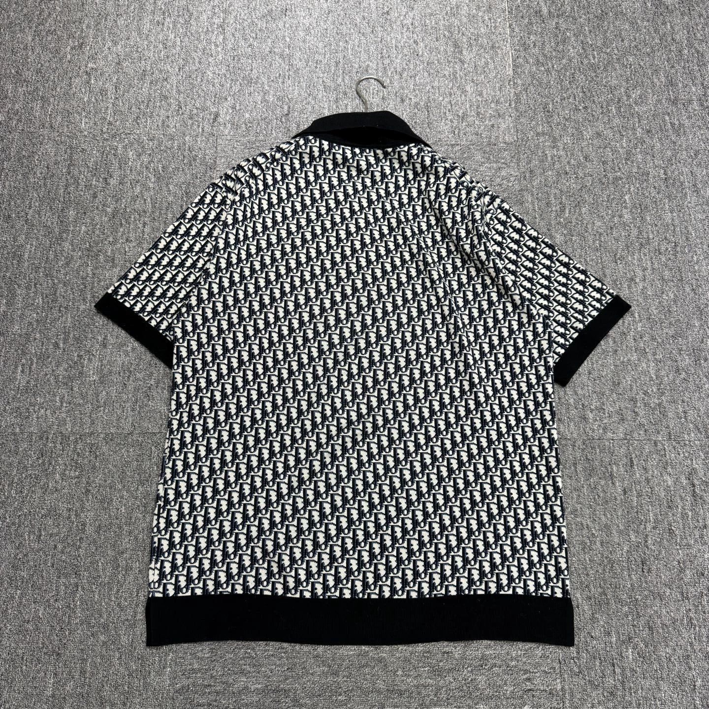 Dior Multi-Color Patterned Short-Sleeve Polo Shirt Size US L / EU 52-54 / 3 - 5 Thumbnail